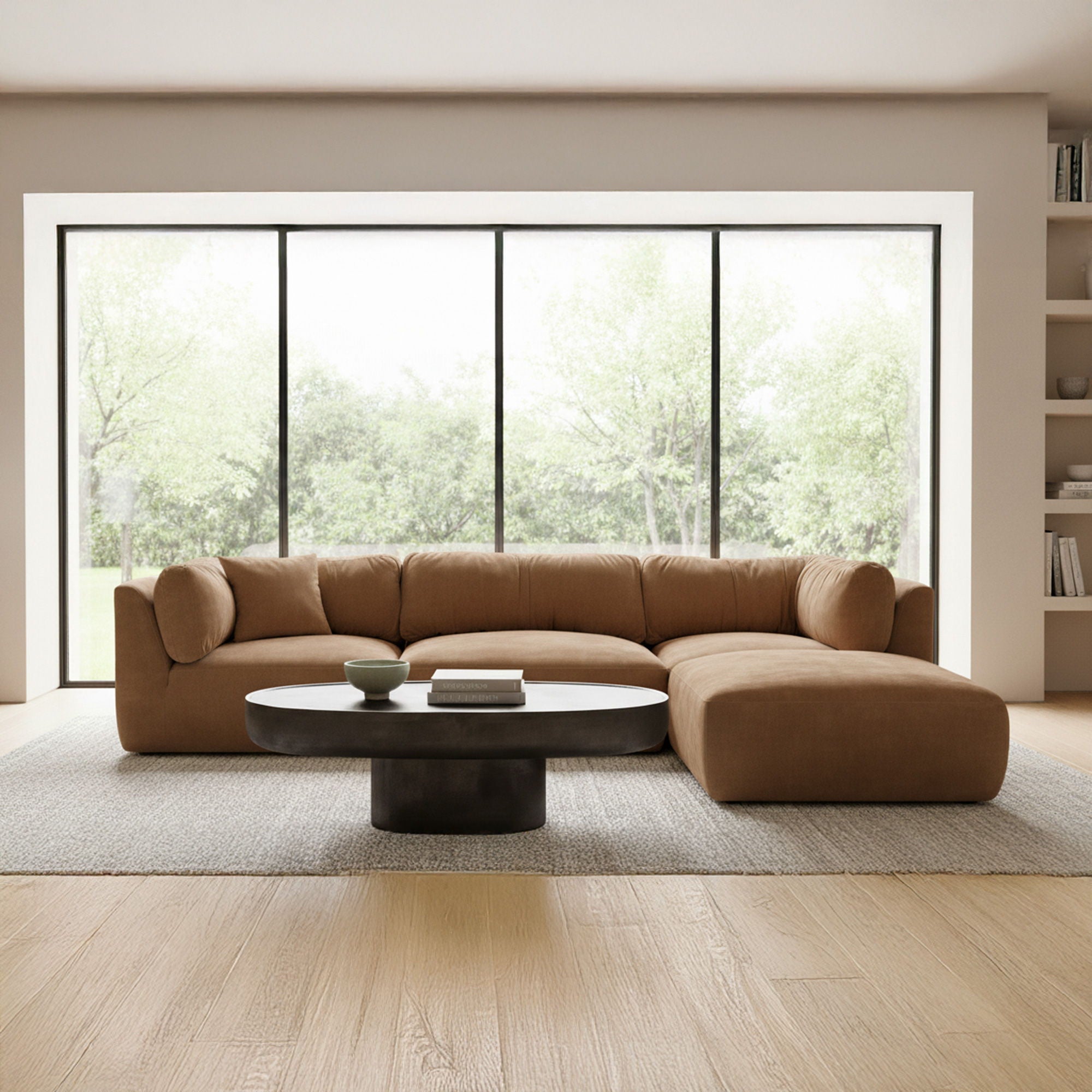 Matina - Ottoman - Taupe - Image 2