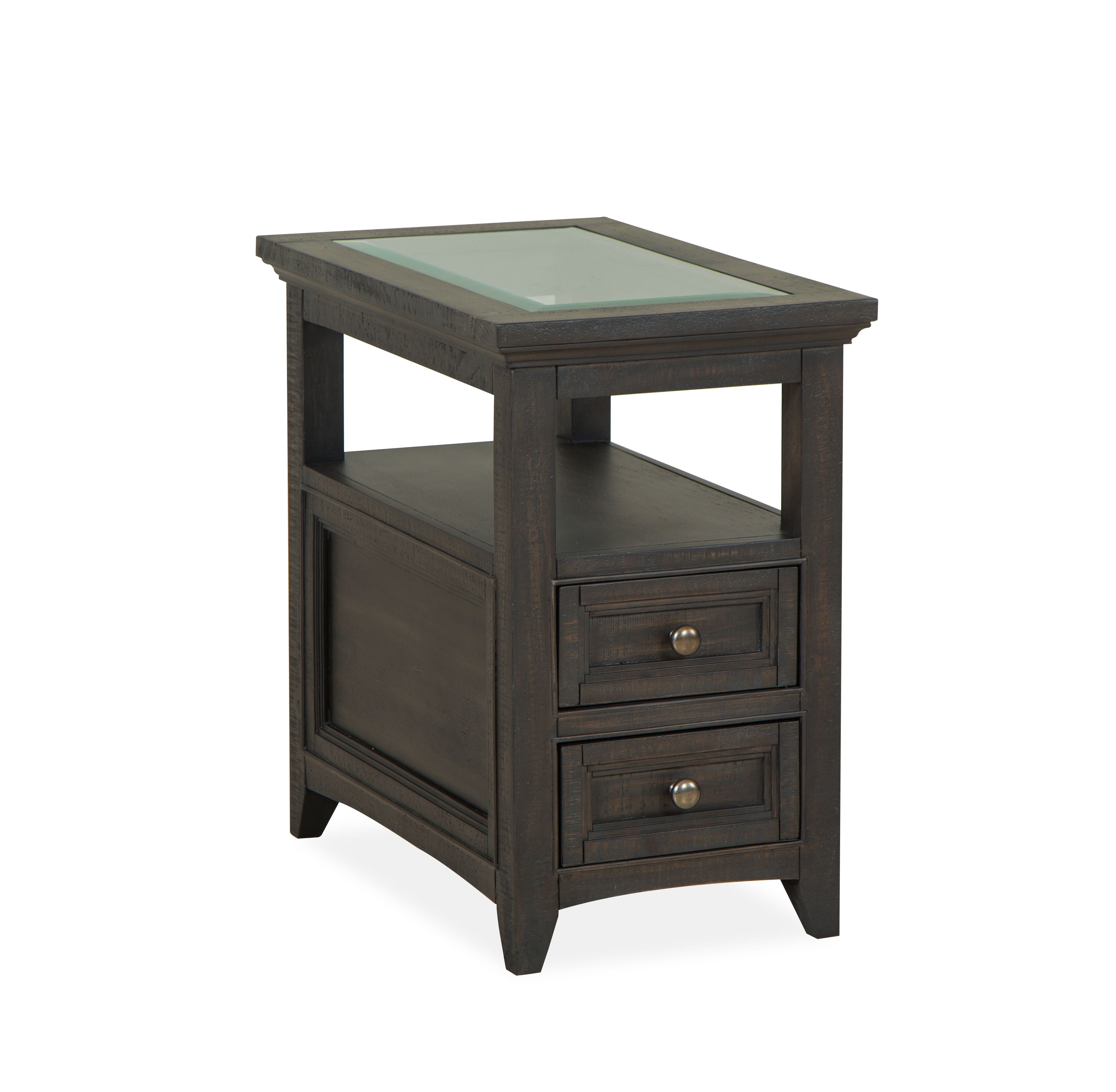 Westley Falls – Chairside End Table – Graphite