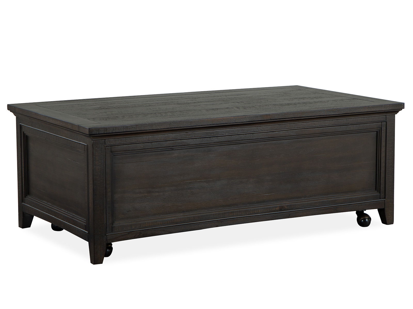 Westley Falls - Lift Top Storage Cocktail Table With Casters - Graphite - Image 3