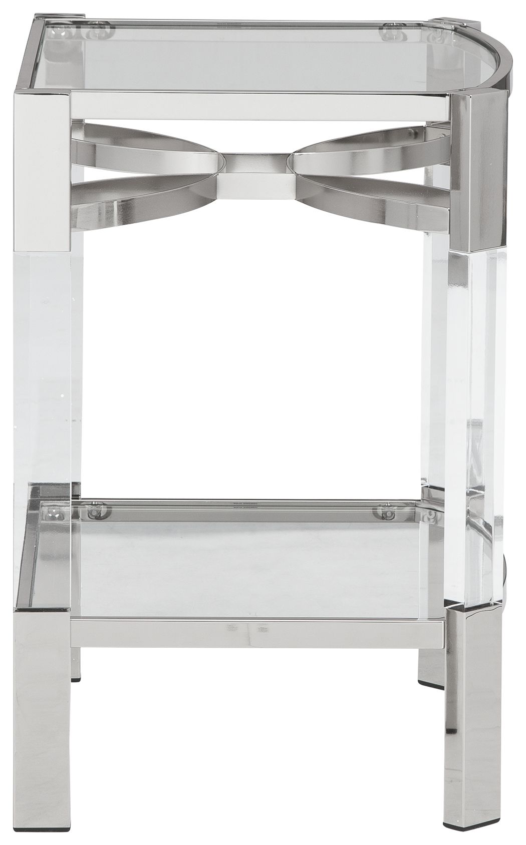 Chaseton - Accent Table - Clear / Silver Finish - Image 2