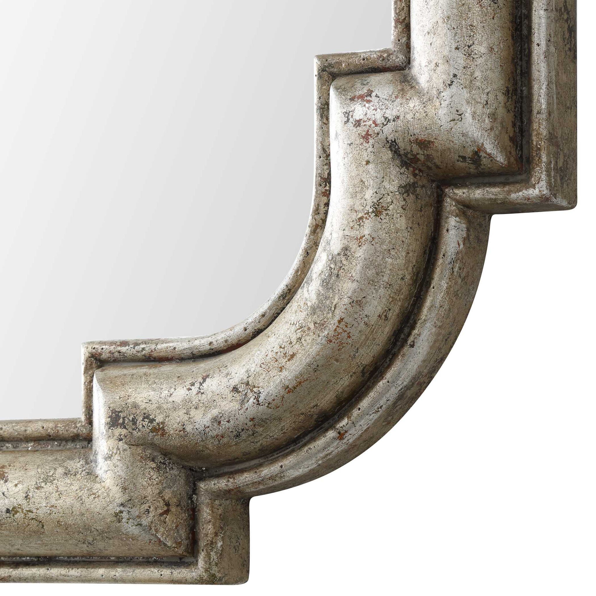 Calanna - Mirror - Antique Silver - Image 3