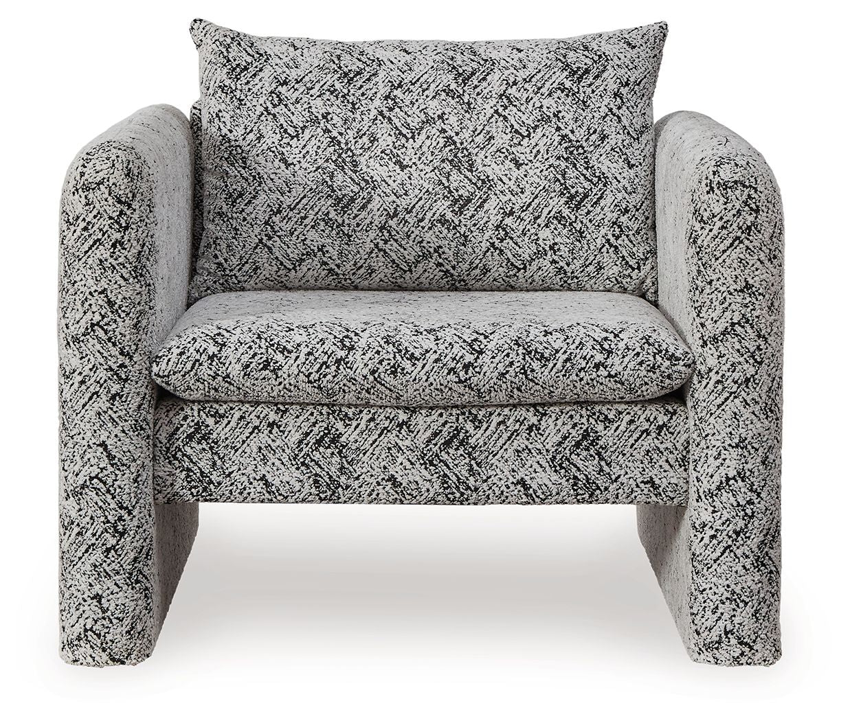 Kenbell - Accent Chair - Black / White - Image 3