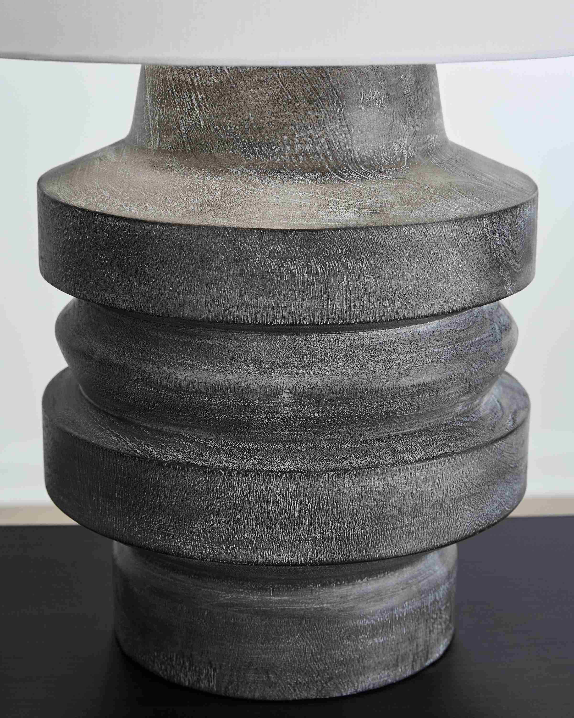 Wahida - Poly Table Lamp - Distressed Black - Image 3