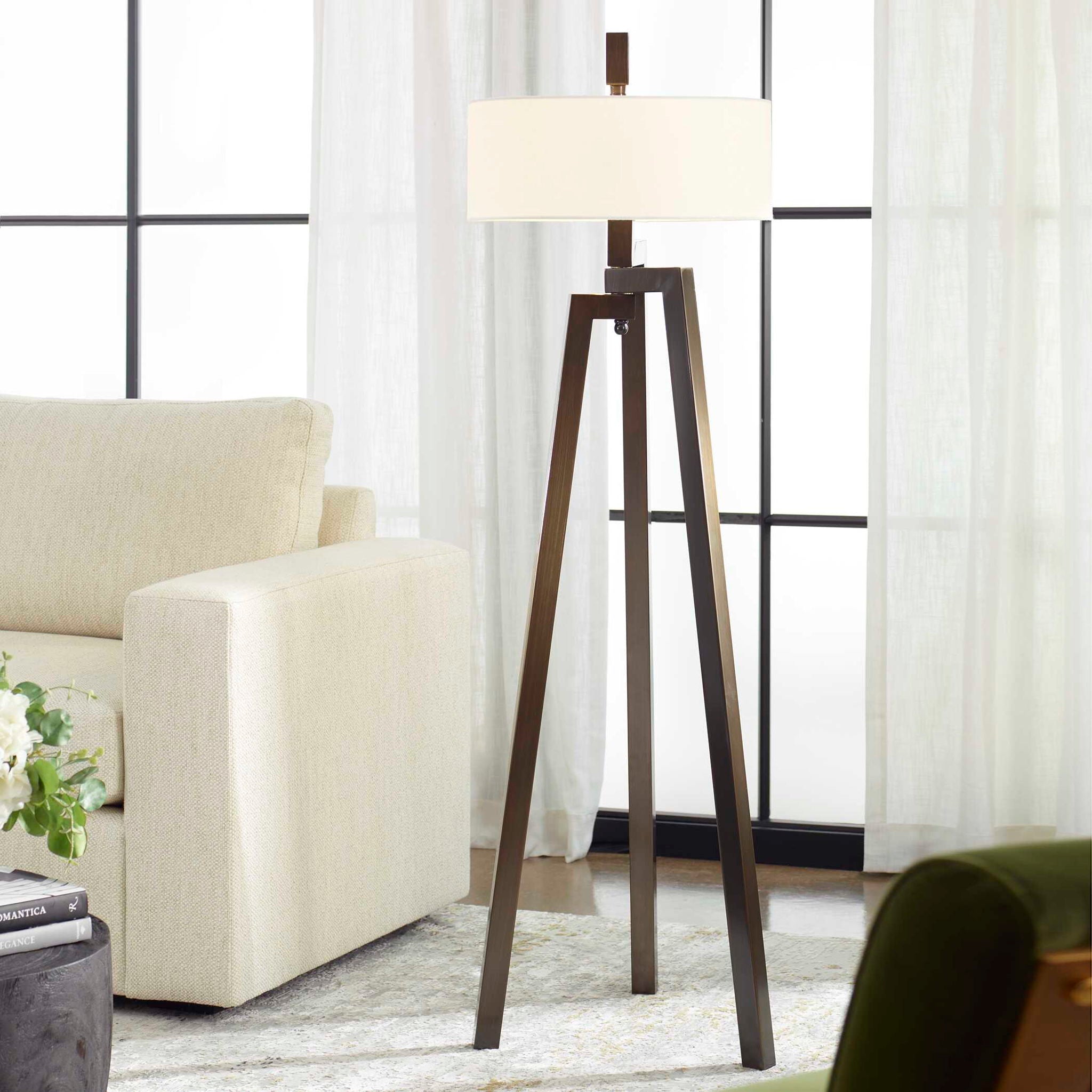 Mondovi - Modern Floor Lamp - Dark Brown - Image 3