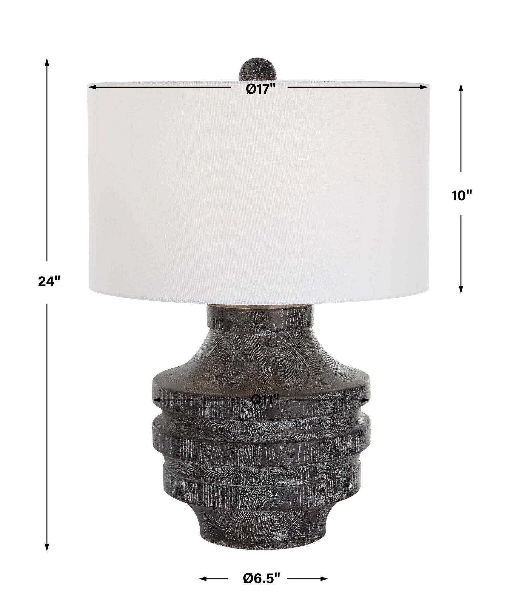 Timber - Table Lamp - Gray - Image 3