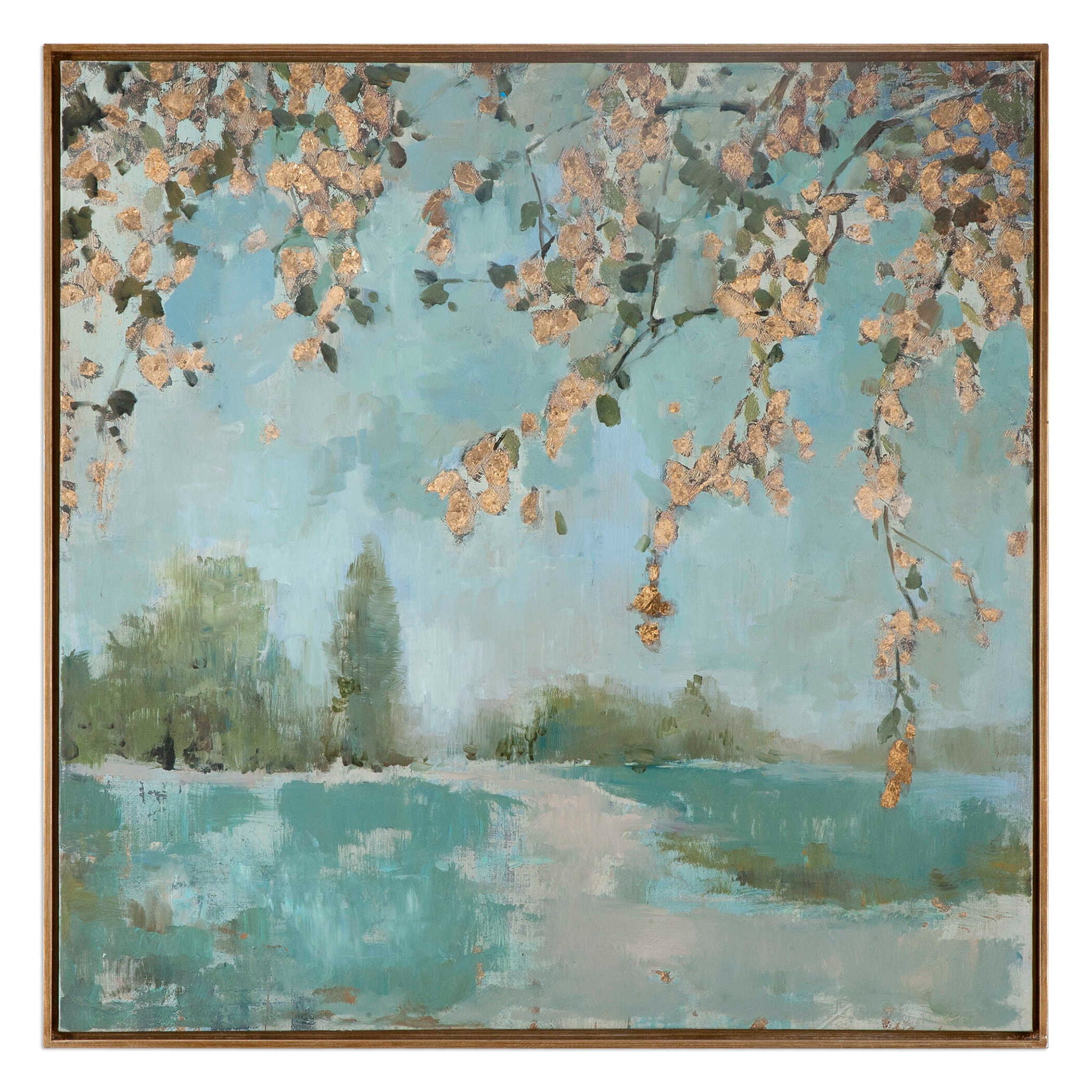 Peaceful - Landscape Art - Blue - Image 1