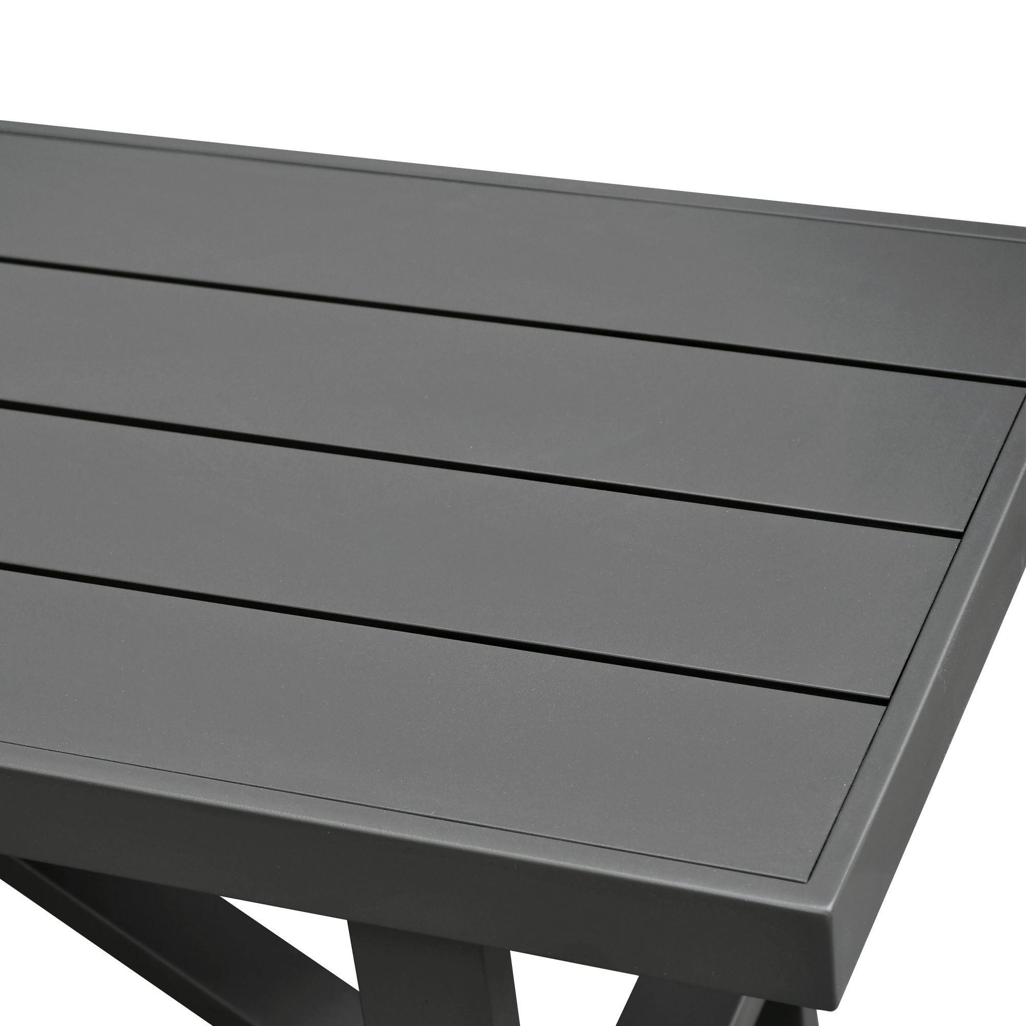 Navarro - Outdoor Dining Bench - Mocha - Image 3