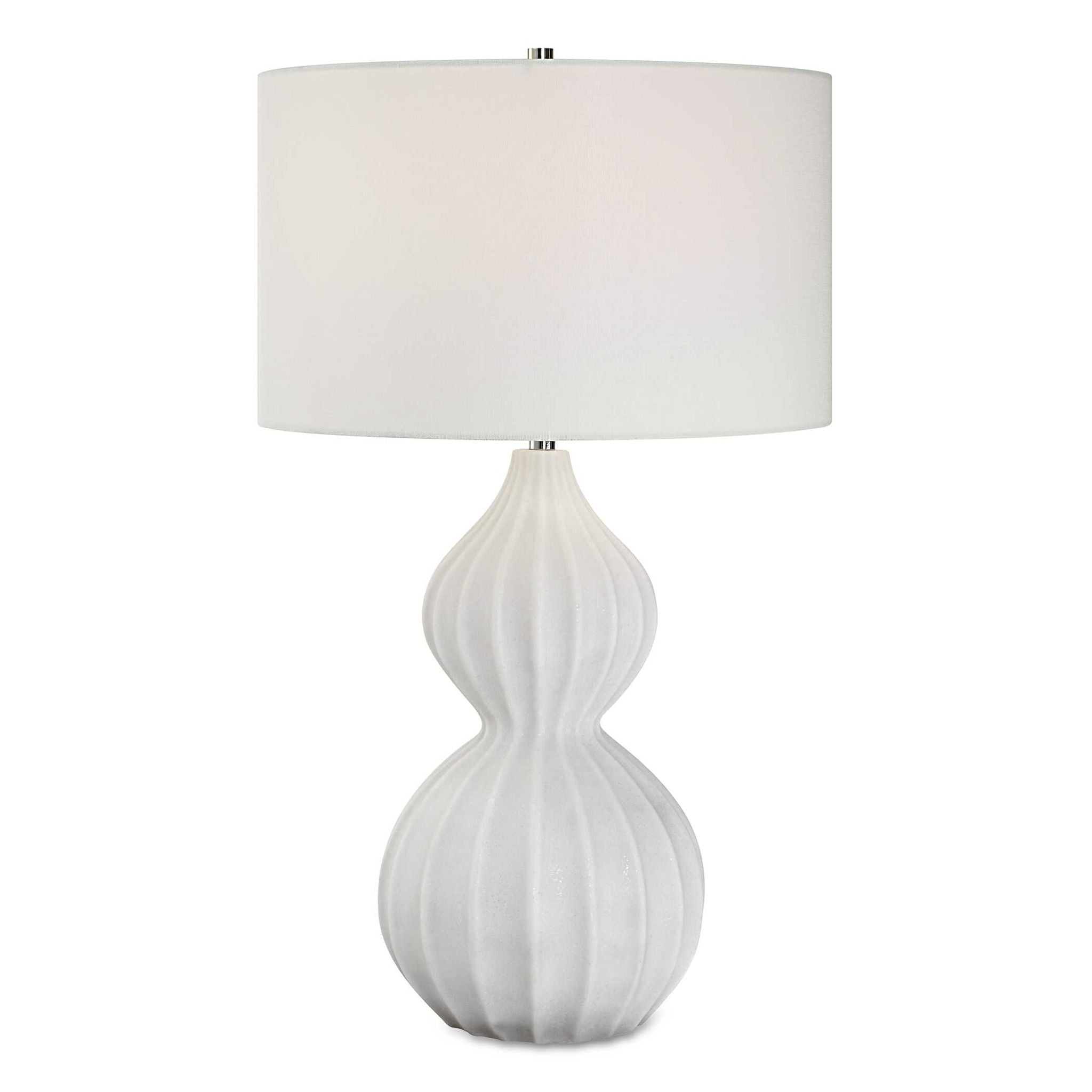 Antoinette – Marble Table Lamp – White
