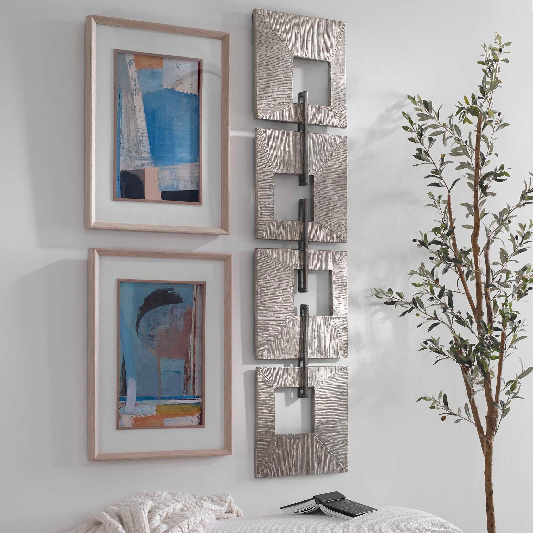 Linked - Metal Wall Decor - Champagne - Image 3
