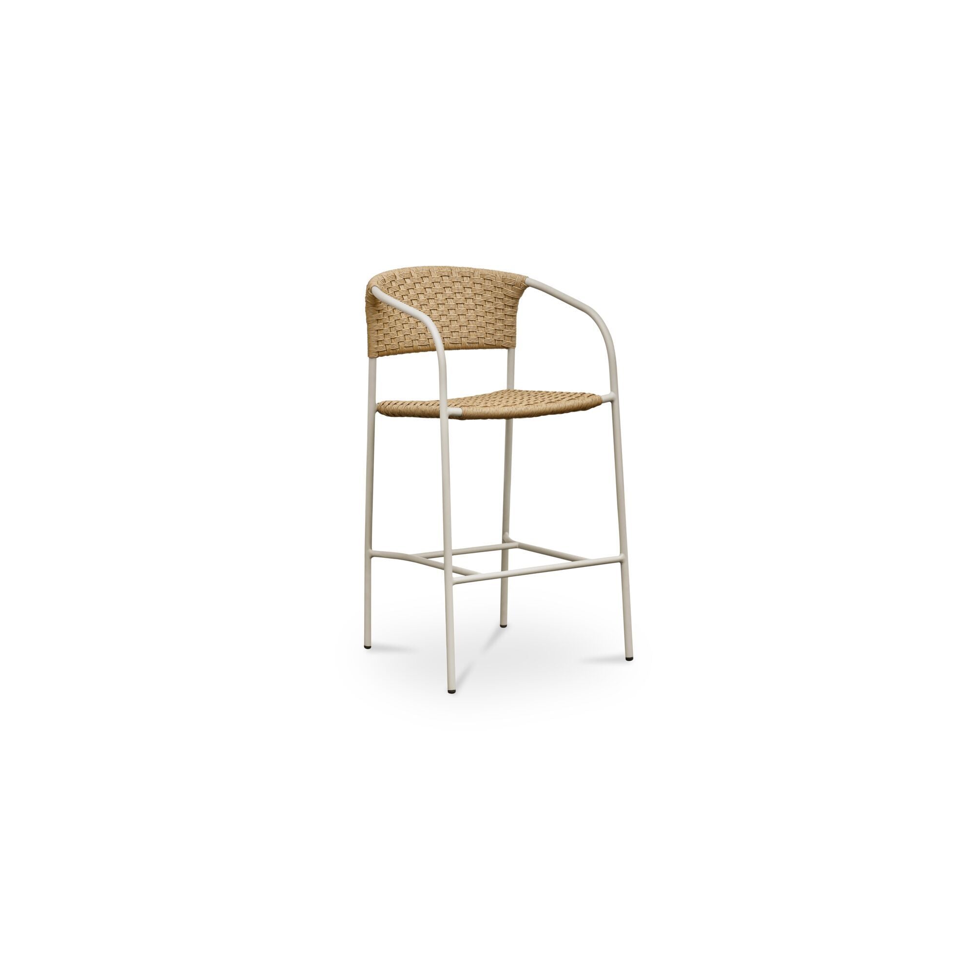 Zola - Outdoor Bar Stool - Natural - Image 3