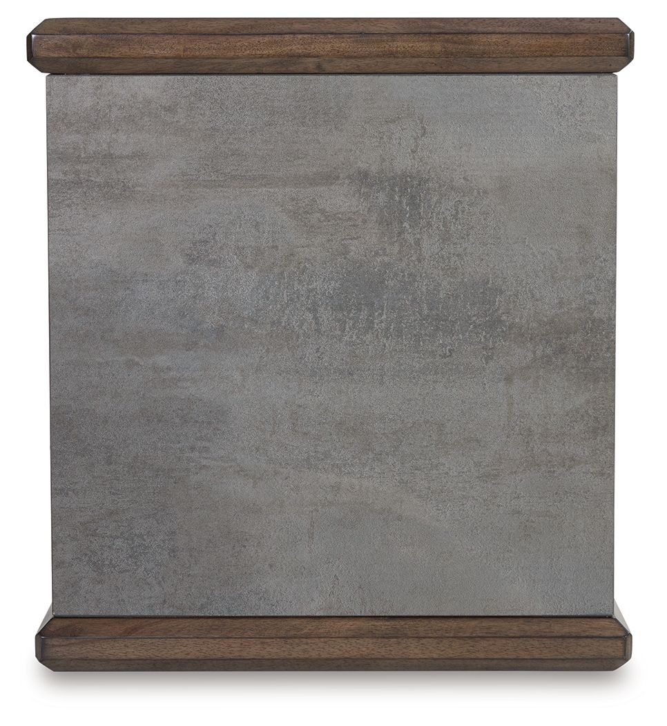 Kallenny - Rectangular End Table - Brown / Gray - Image 2