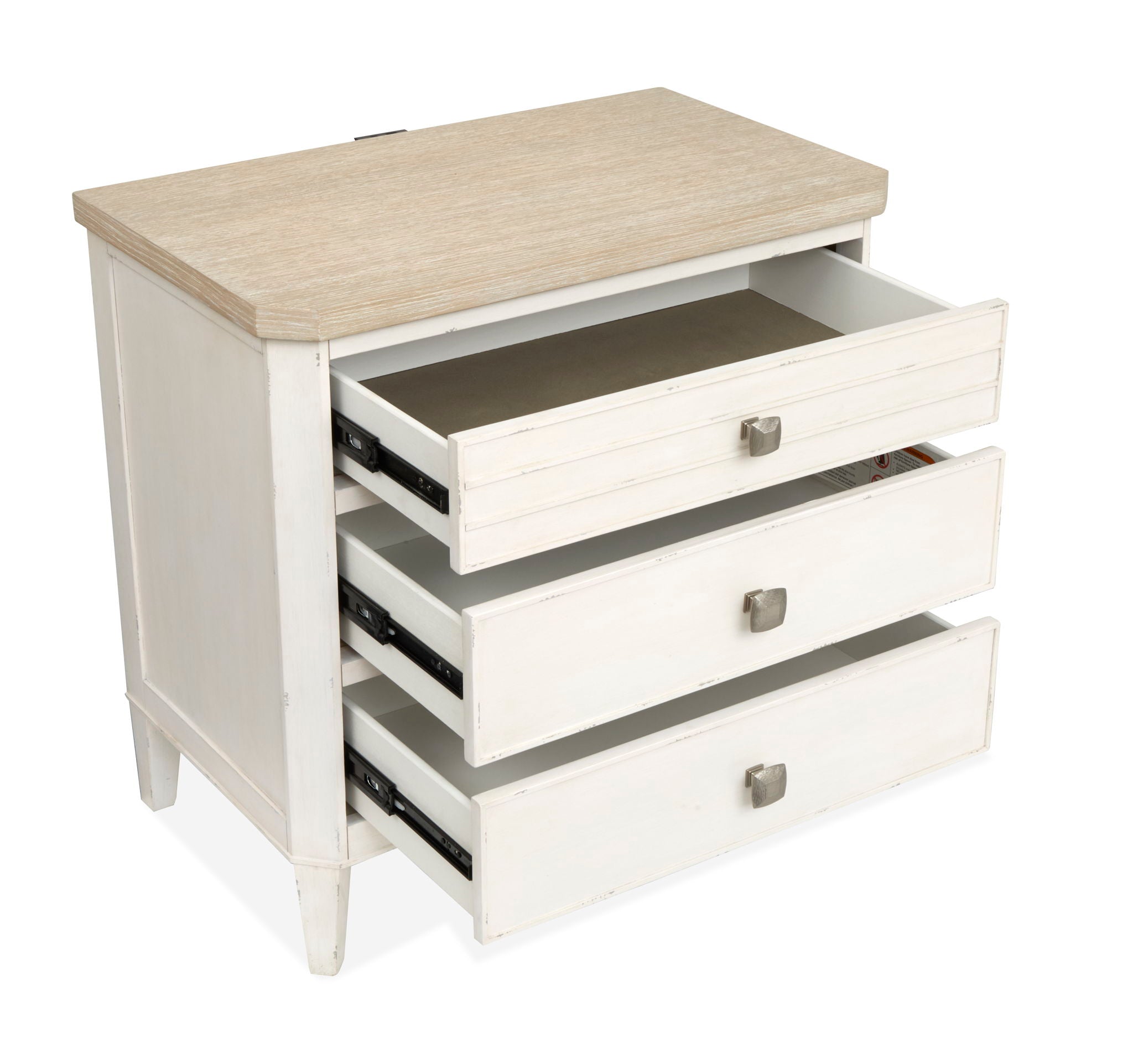 Echo Isles - Drawer Nightstand - Sea Pearl And Driftwood - Image 3