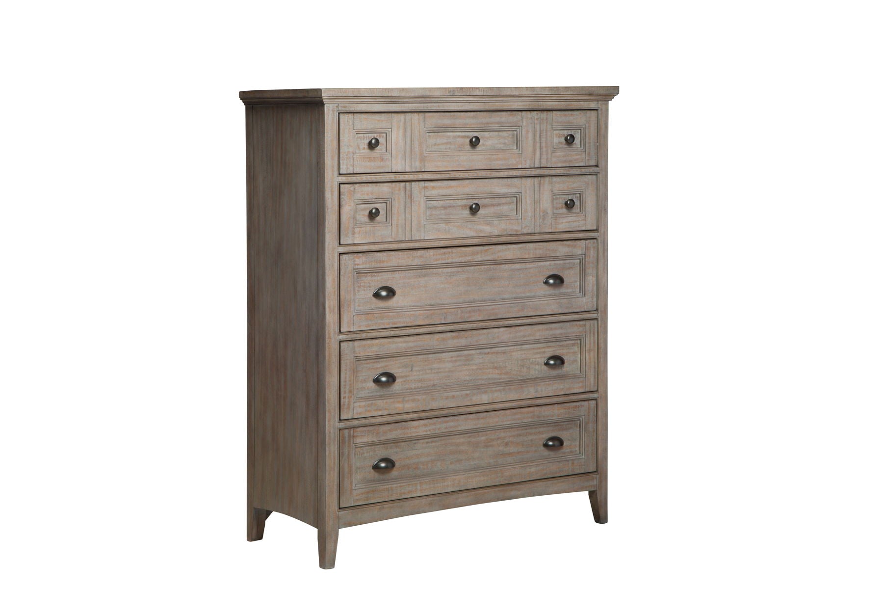Paxton Place - Wood Drawer Chest - Dove Tail Gray - Image 1