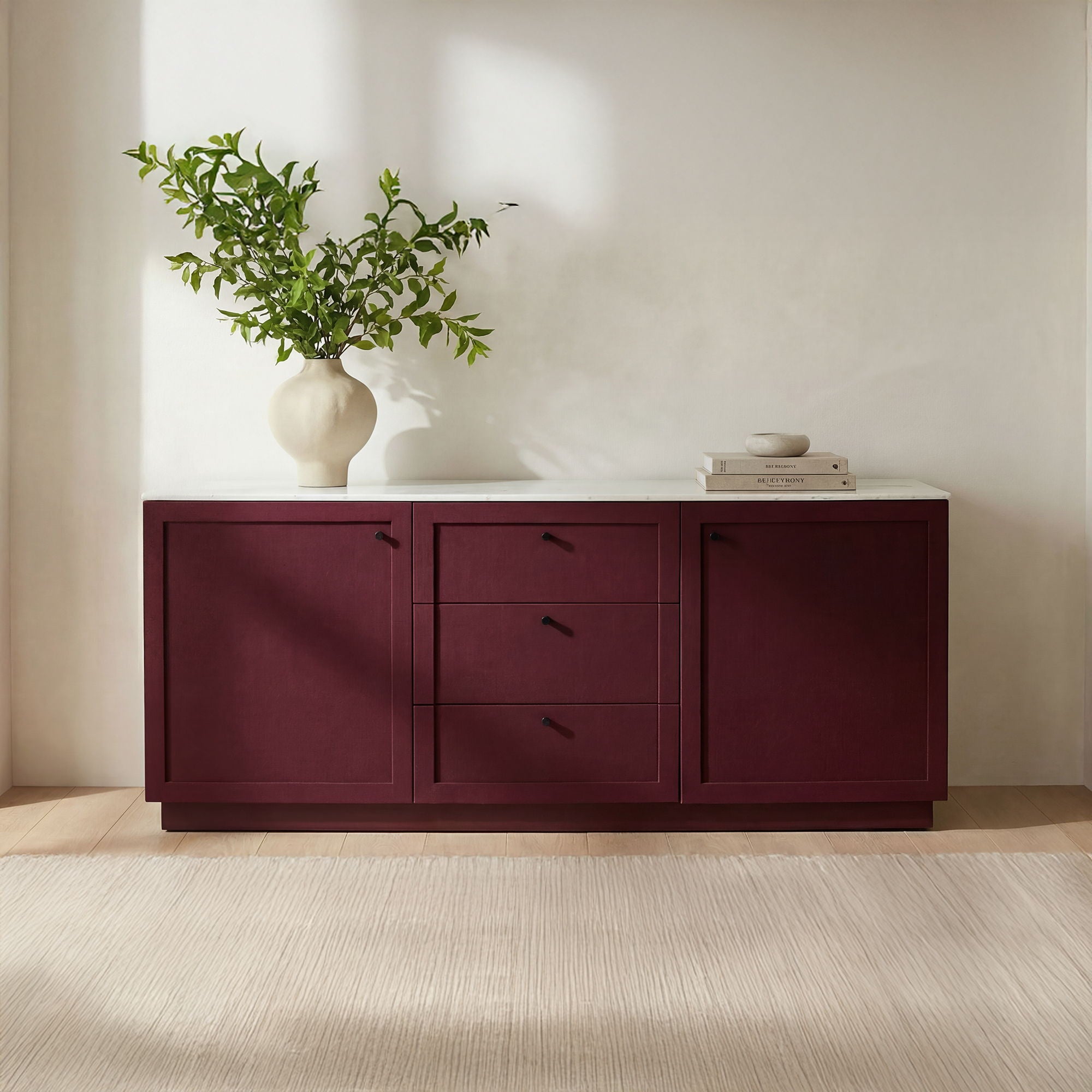 Nadine - Sideboard - Deep Burgundy - Image 3
