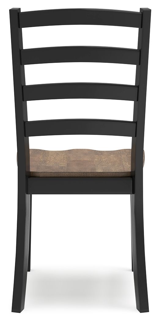 Wildenauer - Dining Room Side Chair (Set of 2) - Brown / Black - Image 3