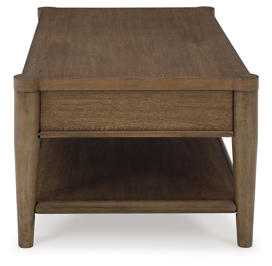 Roanhowe - Rectangular Cocktail Table - Brown - Image 2