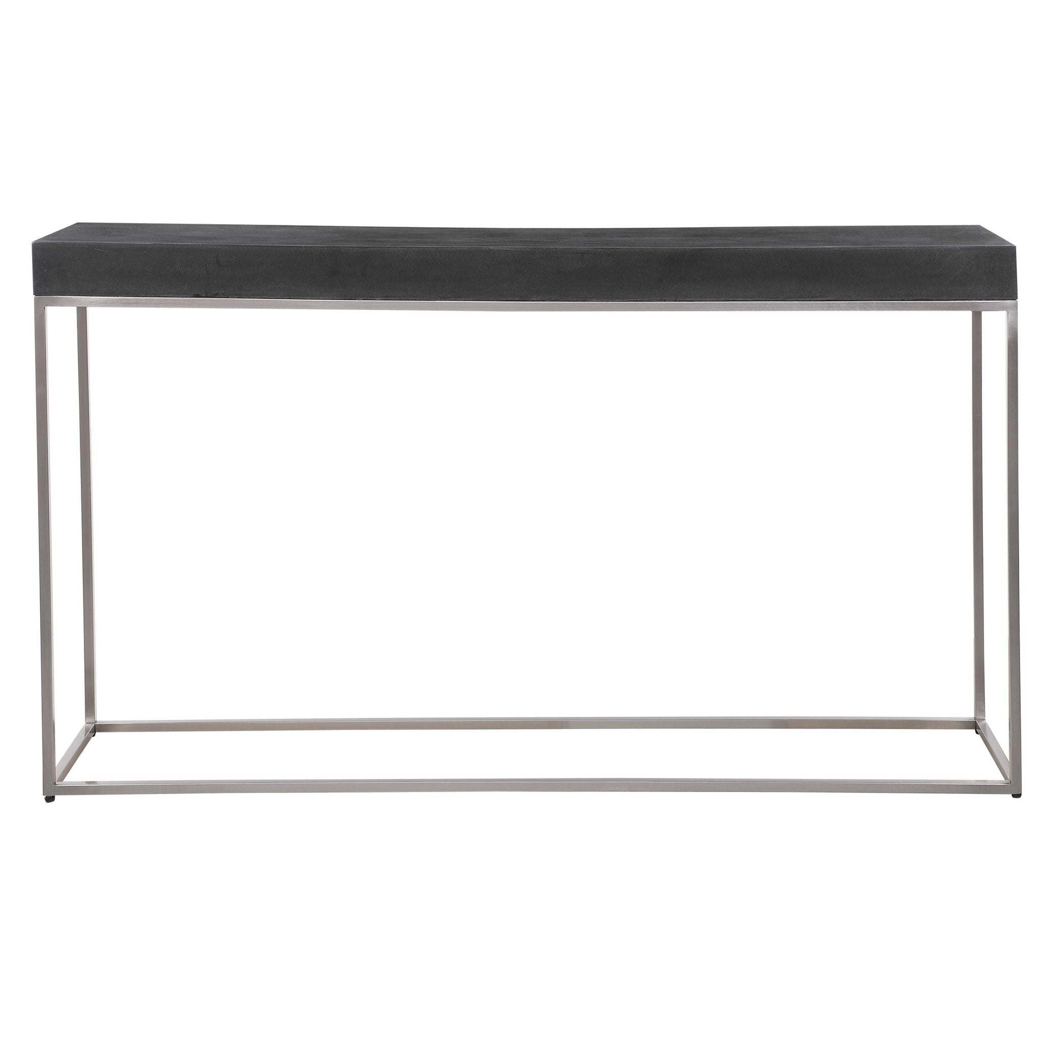 Jase – Concrete Console Table – Black