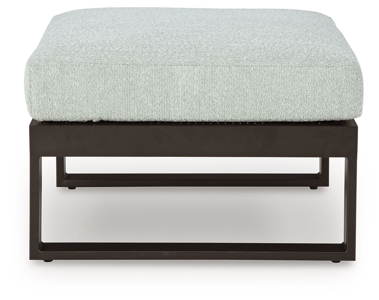 Beachloft - Ottoman With Cushion - Black / Gray - Image 2