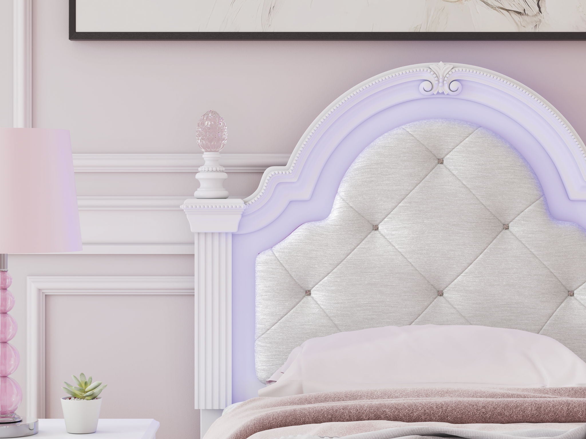 Kozlani - Upholstered Panel Headboard - Image 3
