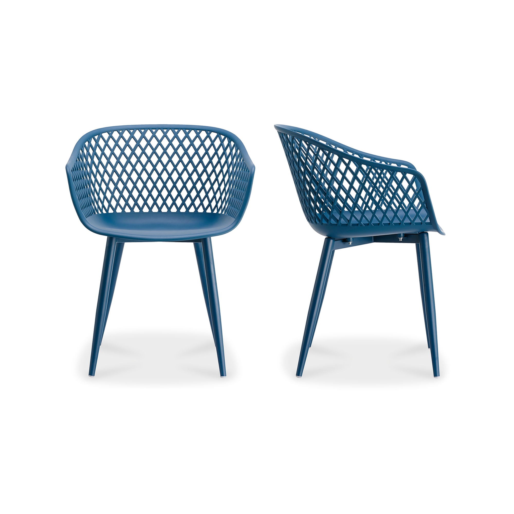 Piazza - Outdoor Chair (Set of 2) - Blue - Image 1