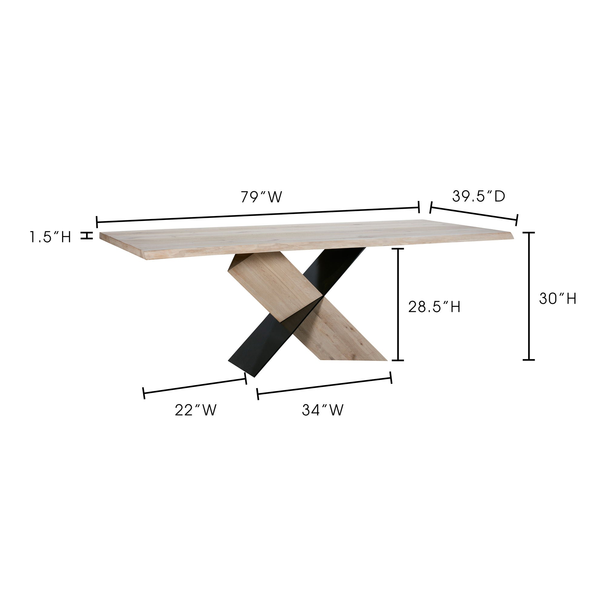 Instinct - Dining Table - White Wax - Image 3