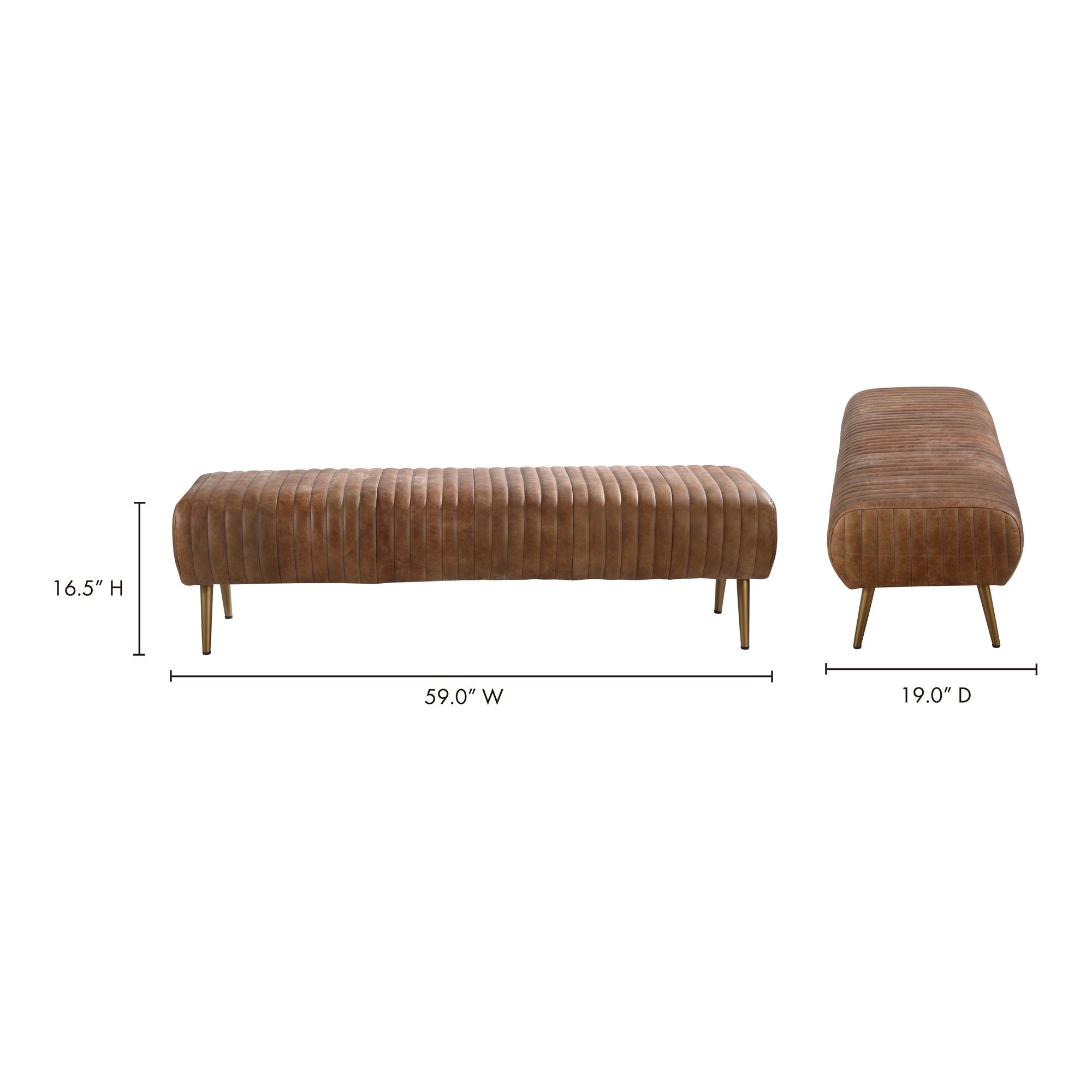 Endora - Bench - Light Brown - Image 3