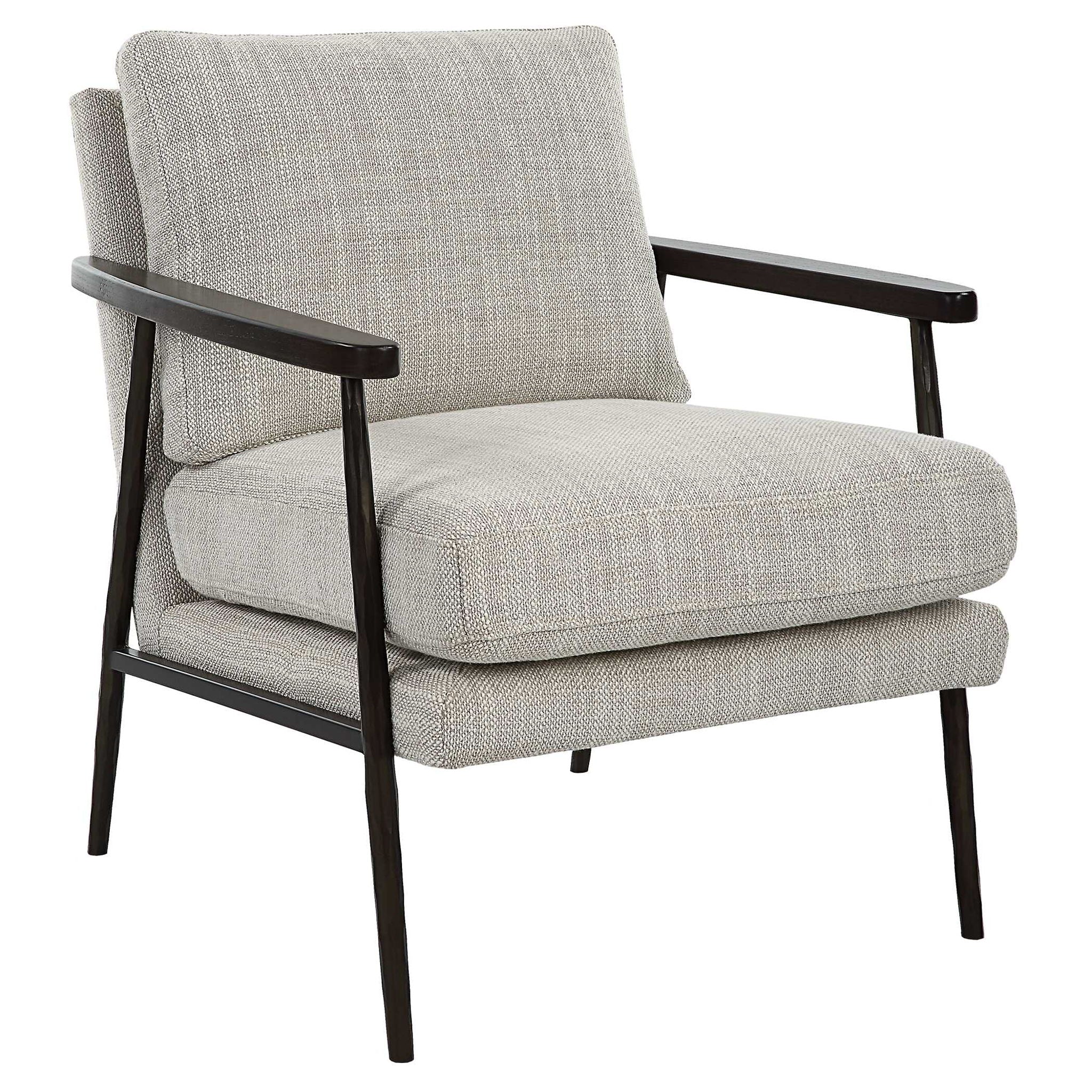 Sebastian - Cast Iron Accent Chair - Gray - Image 3