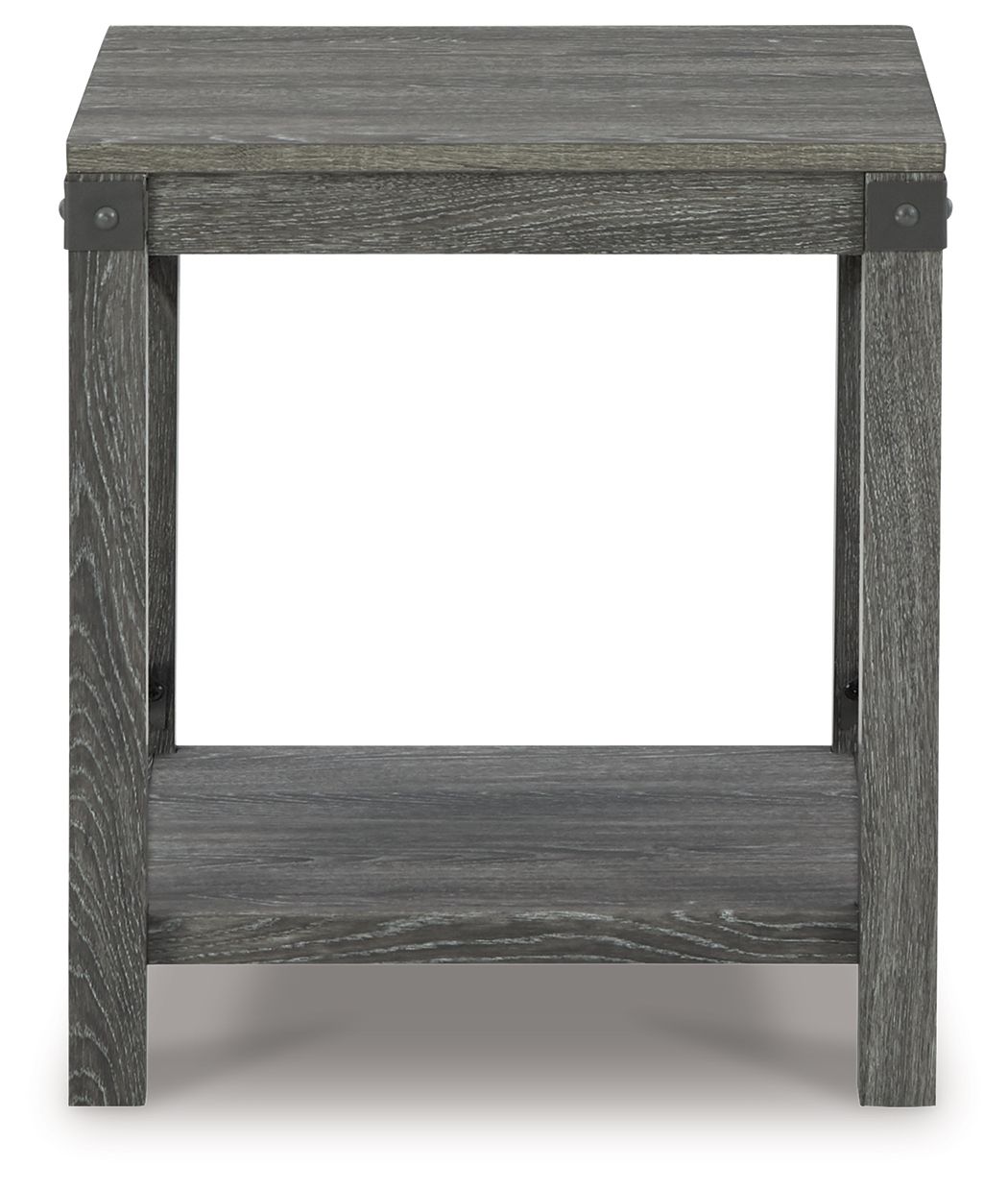 Freedan - Square End Table - Grayish Brown - Image 2