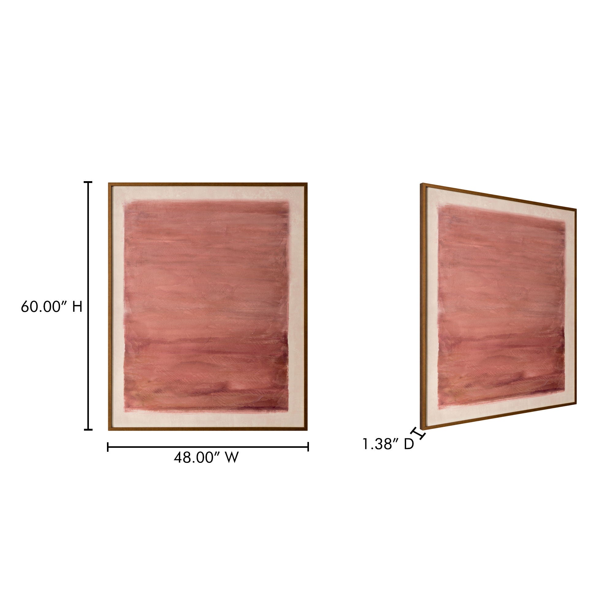 Solo - Framed Painting - Pink - Image 2
