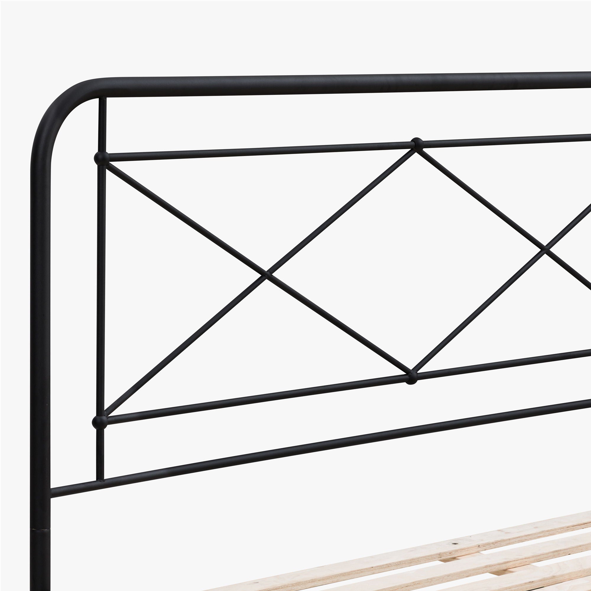 Metal Beds - Vintage Metal Bed - Image 3