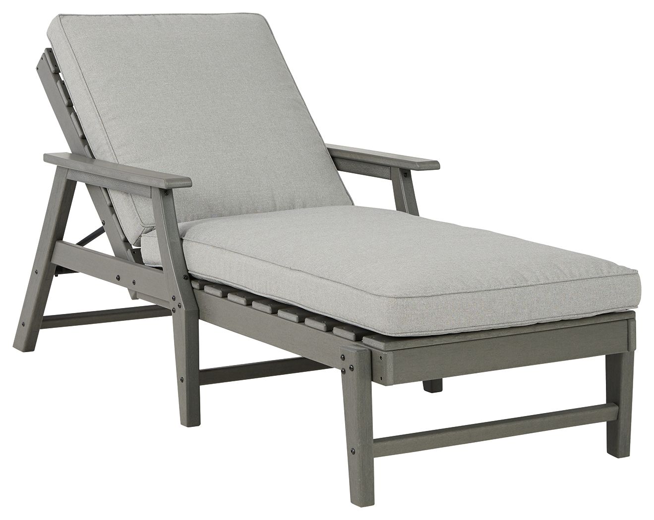 Visola - Chaise Lounge with Cushion - Gray - Image 3