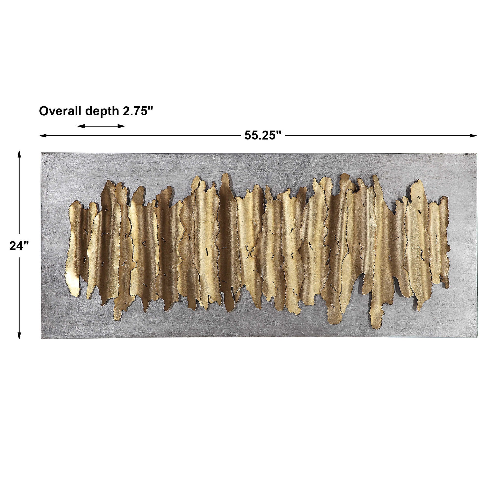 Lev - Metal Wall Decor - Gold - Image 3