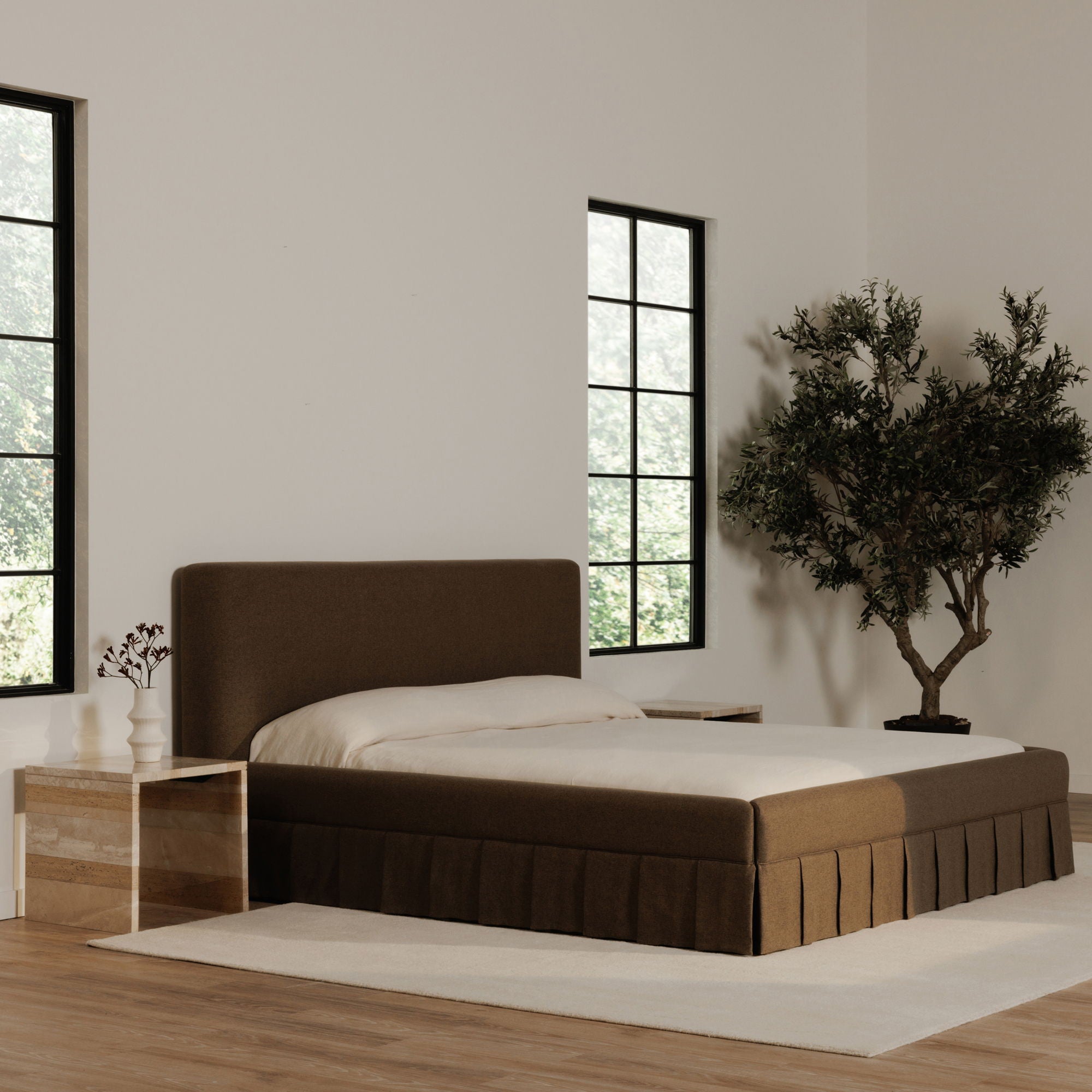 Maren - King Bed - Dark Brown - Image 3