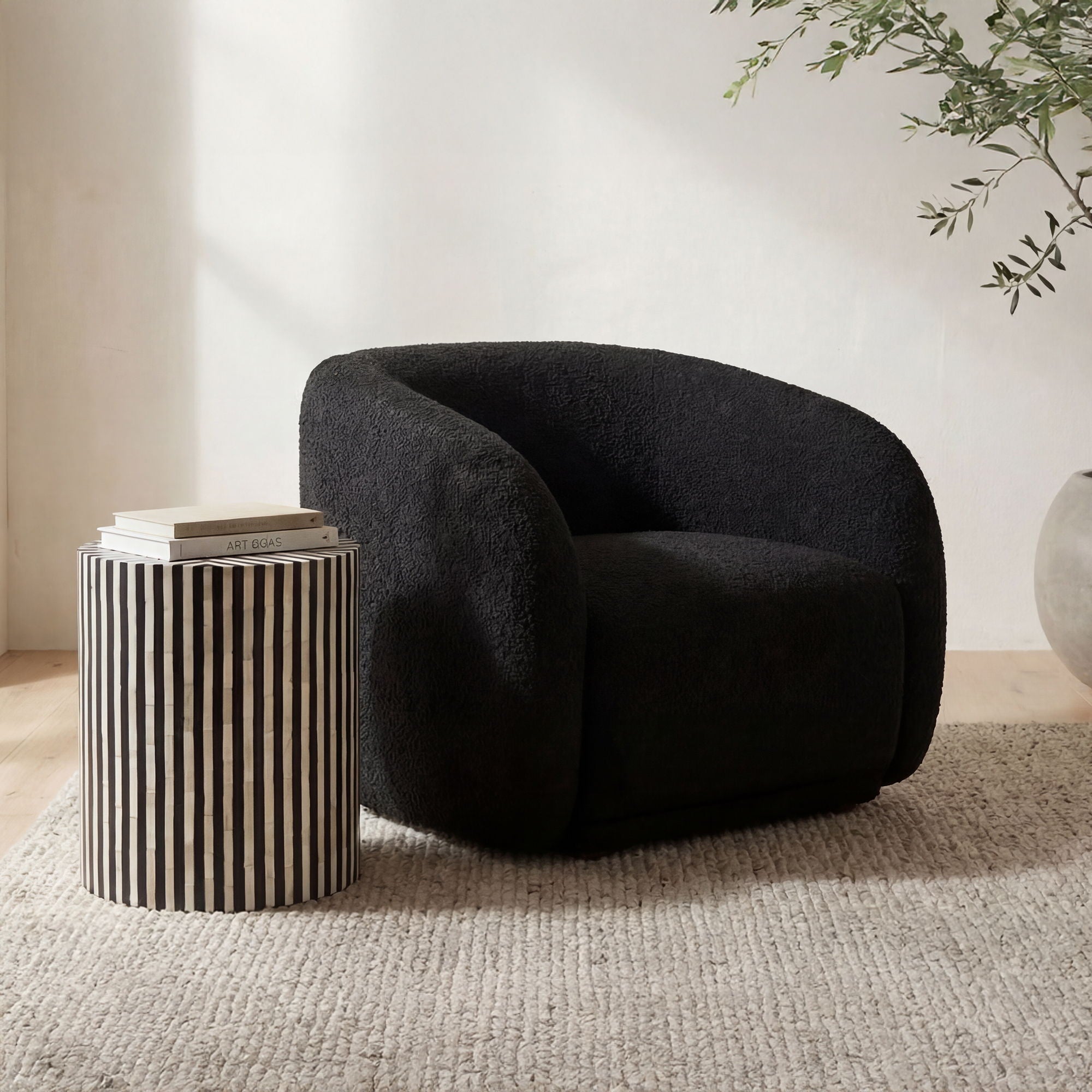 Faye - Accent Chair - Black - Image 2