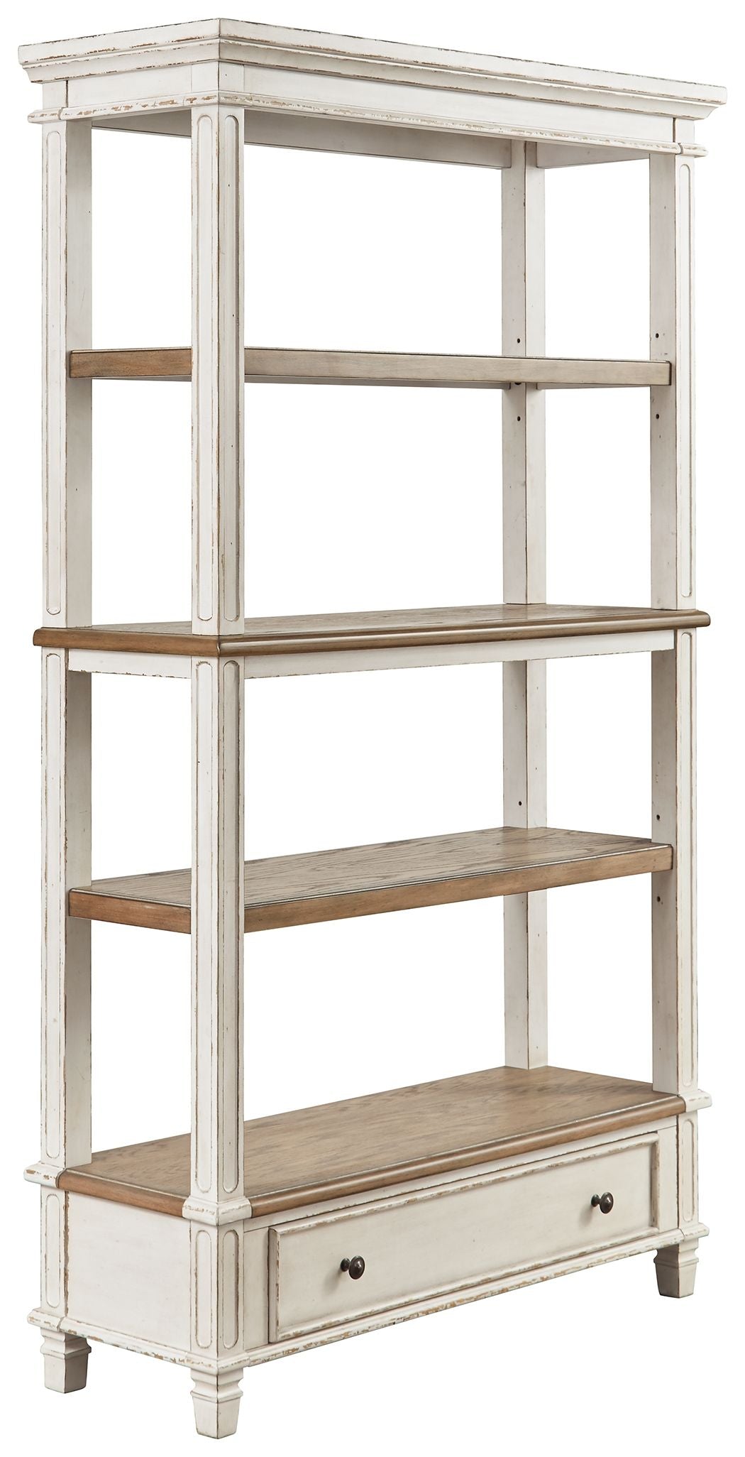 Realyn – Bookcase – Brown / White