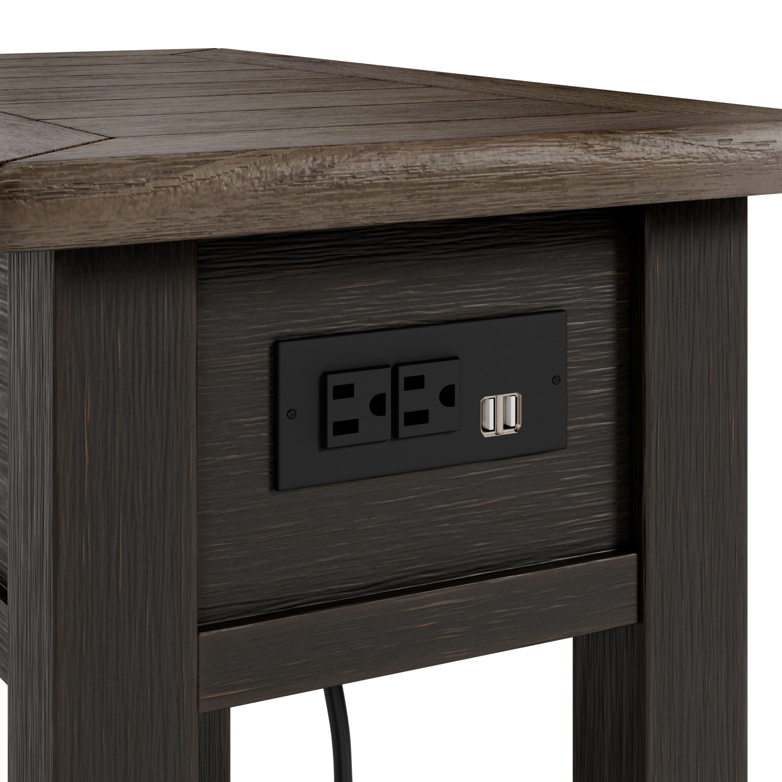 Tyler Creek - Chair Side End Table - Black / Gray - Image 3