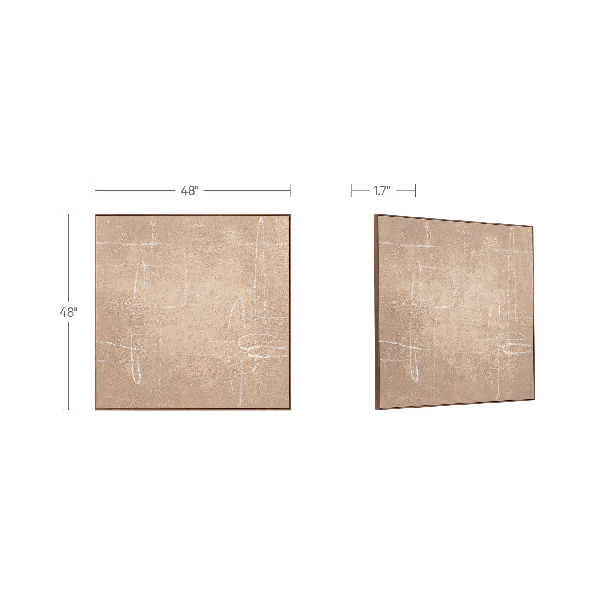 Notion - Canvas Art - Light Brown - Image 3