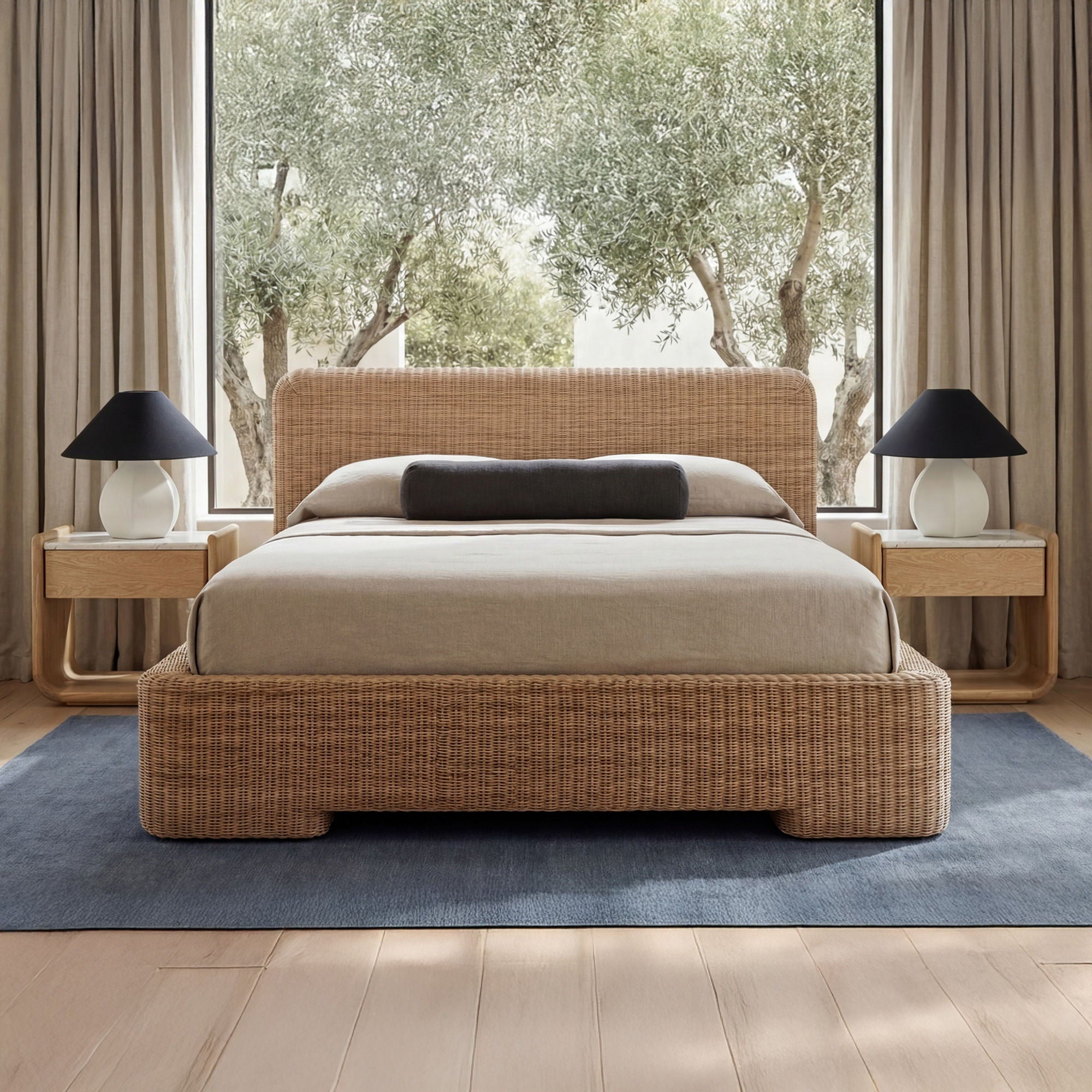 Claudia – Queen Bed – Natural