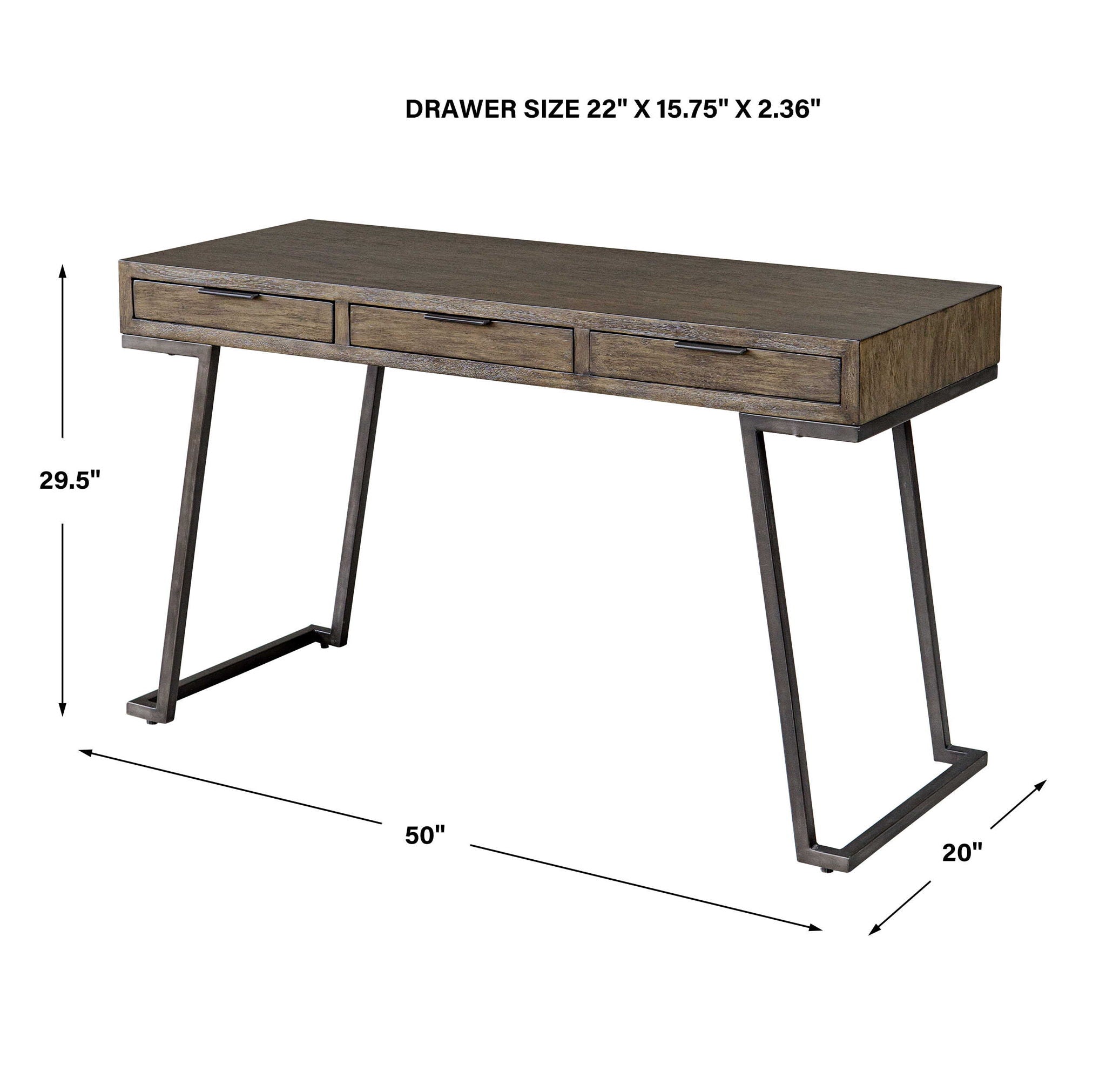 Comrade - Natural Wood Desk - Image 3
