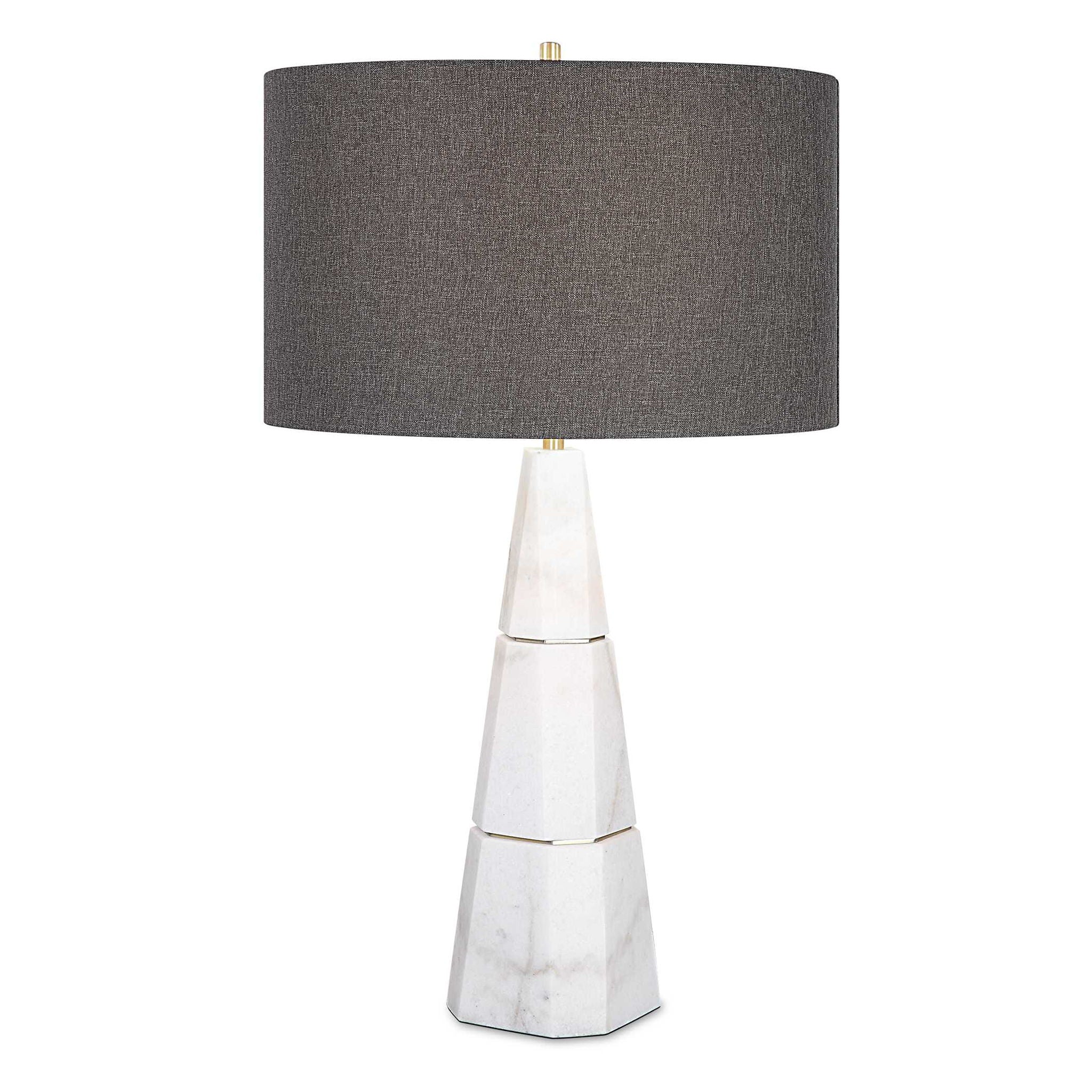 Citadel – Marble Table Lamp – White