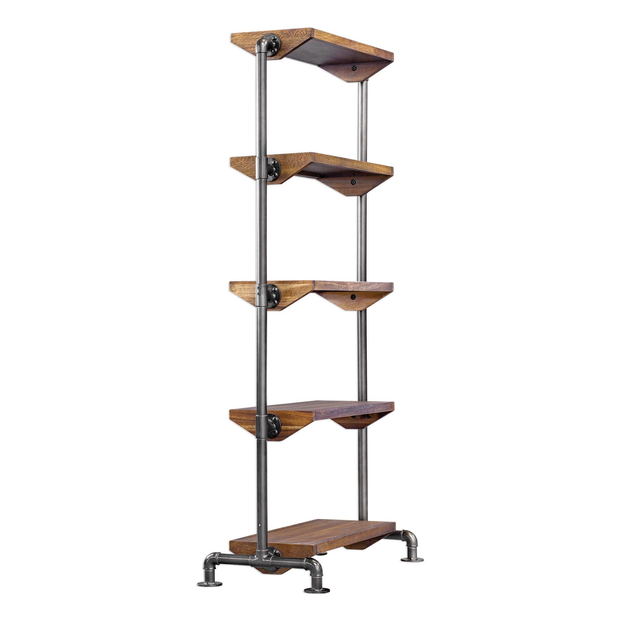 Rhordyn - Industrial Etagere - Light Brown - Image 3