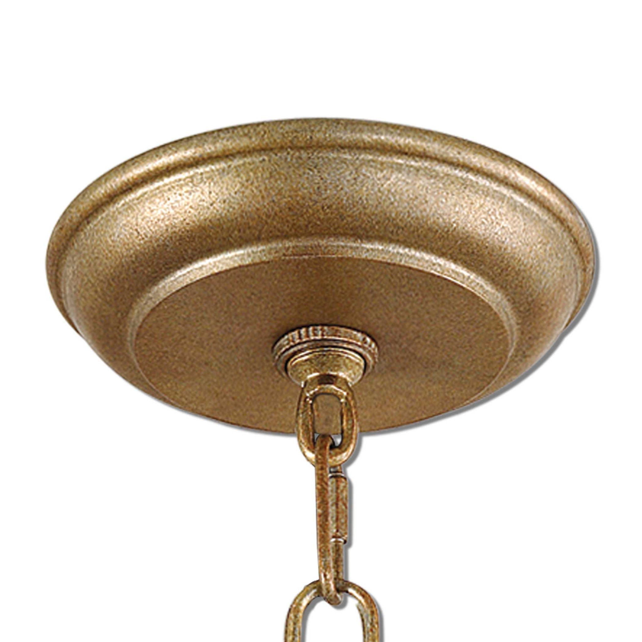 Alenya - 6 Light Shade Chandelier - Gold - Image 2
