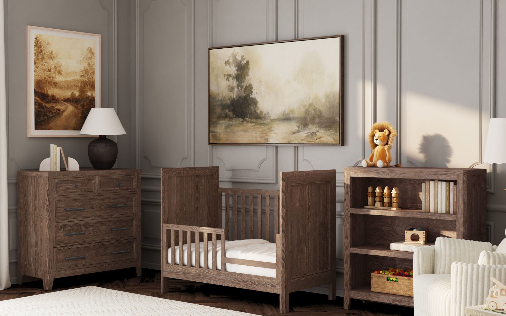 Carlson - 5 Drawer Chest - Harvest Brown - Image 2