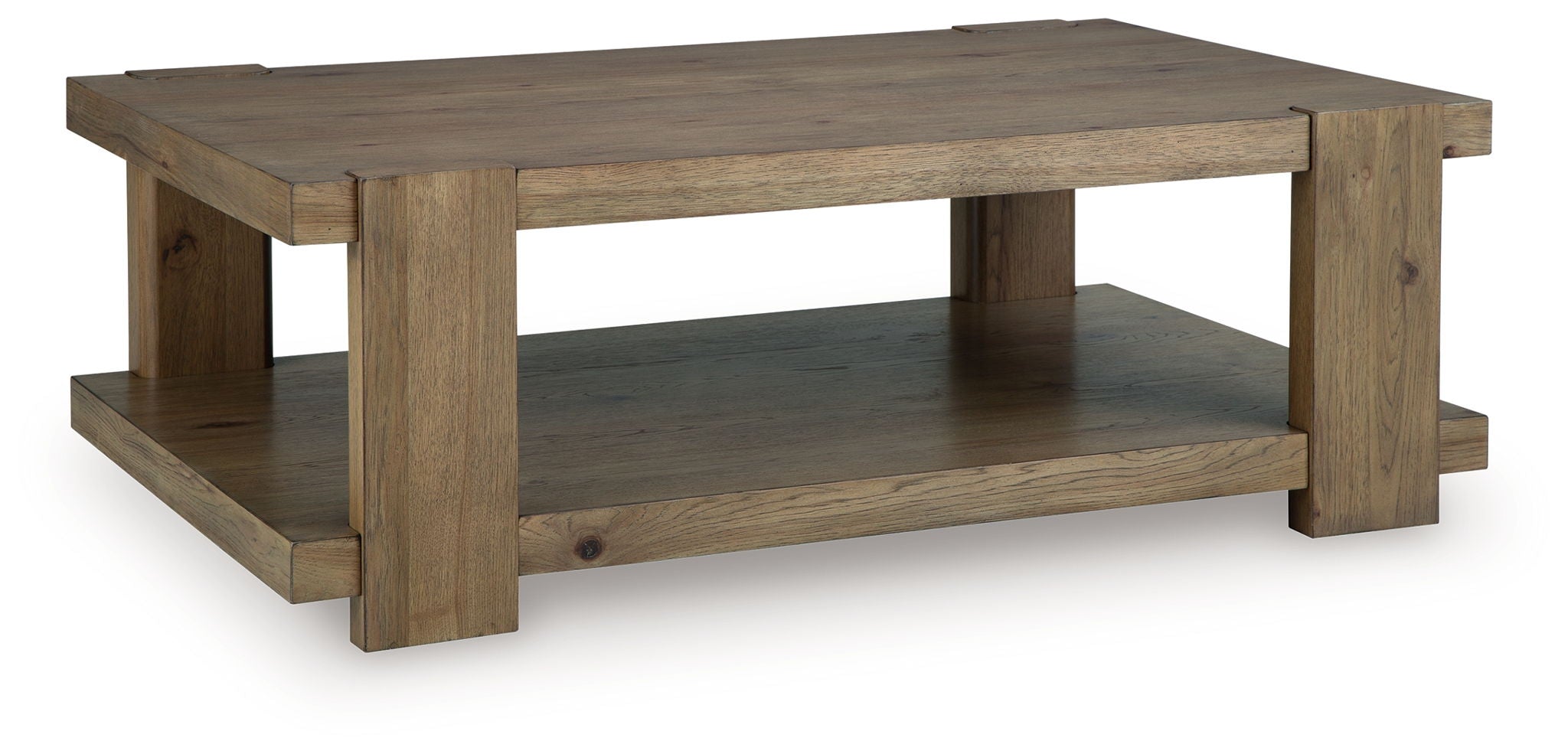 Flangren – Rectangular Cocktail Table – Light Brown