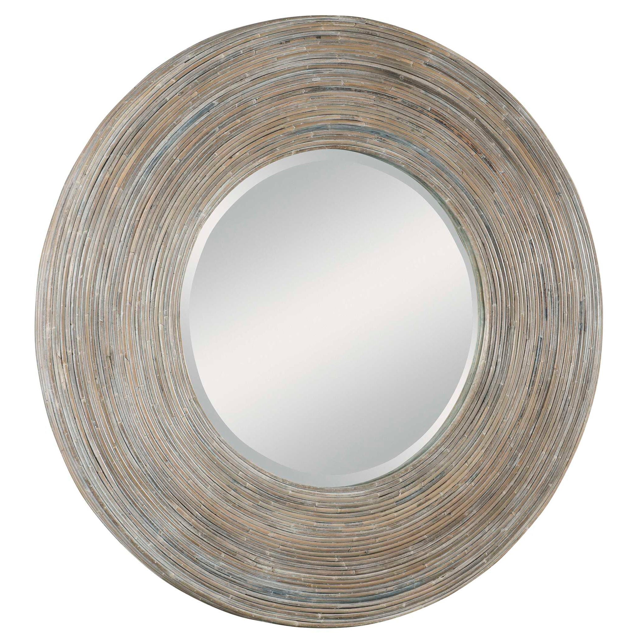 Vortex - White Washed Round Mirror - Image 2