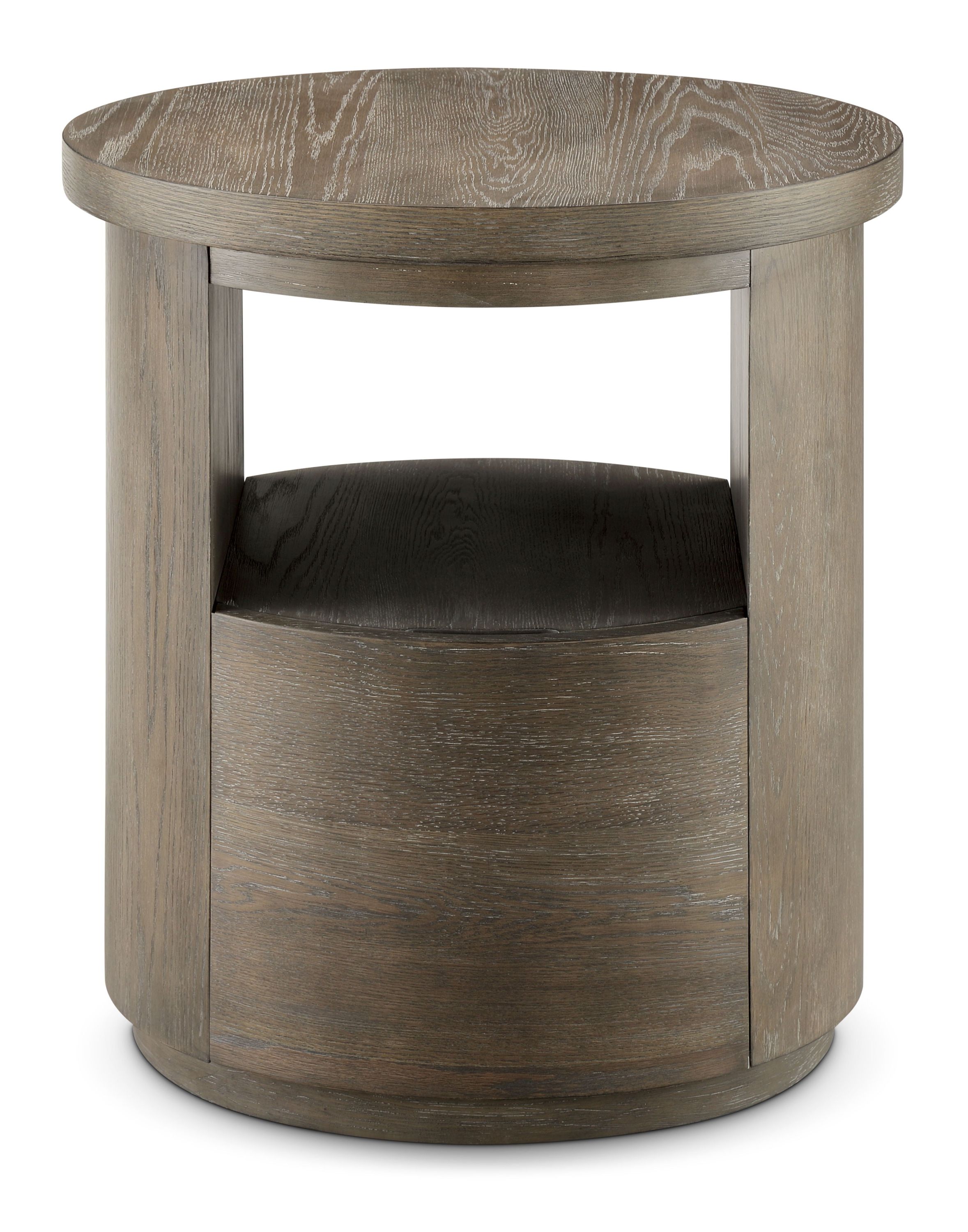 Bosley – Round End Table – Porpoise
