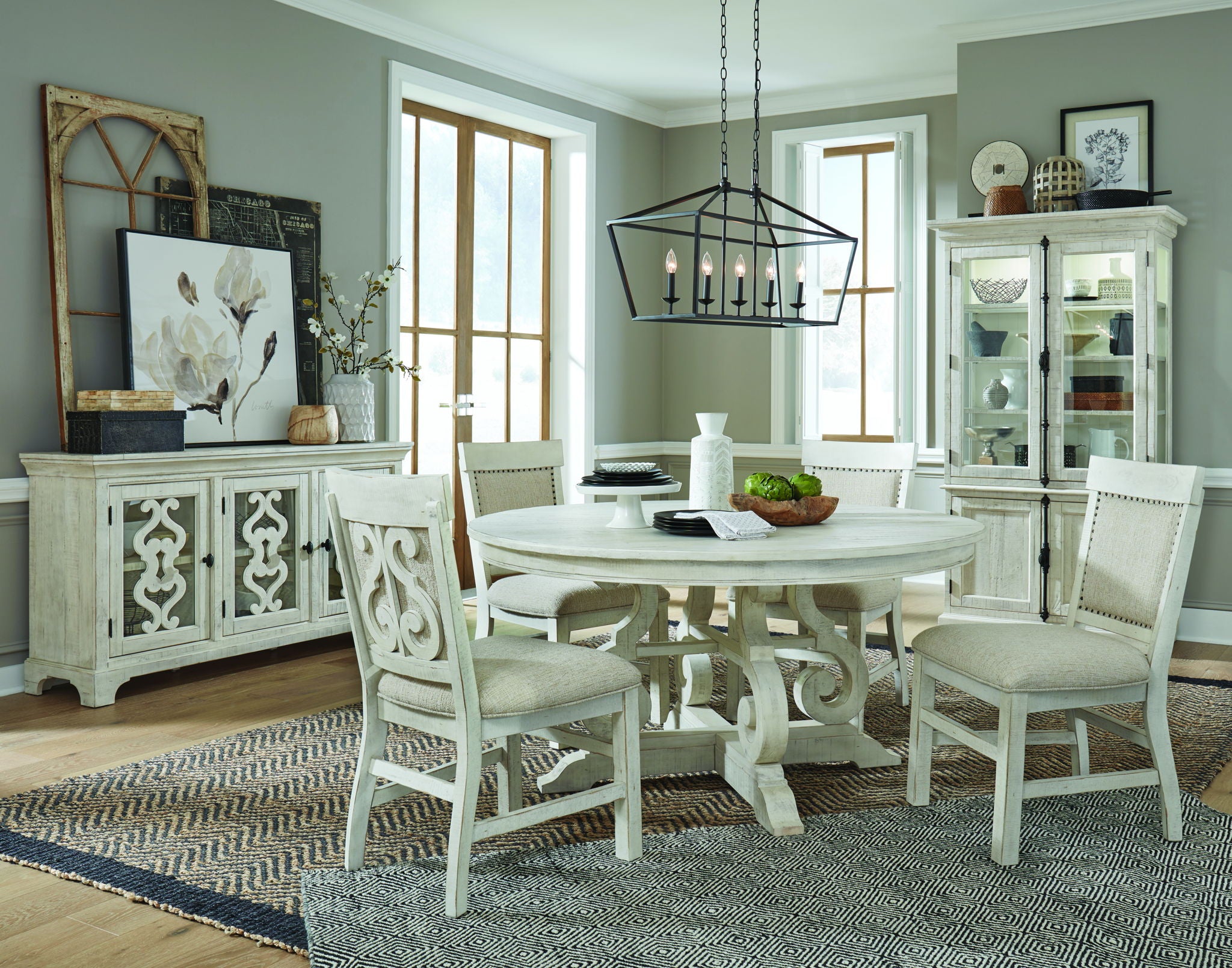 Bronwyn - Dining Side Chair With Upholstered Seat (Set of 2) - Alabaster - Image 2