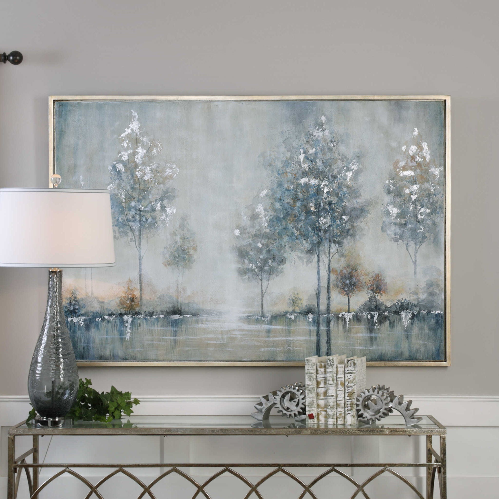 Walk In The Meadow - Landscape Art - Pearl Silver - Image 3