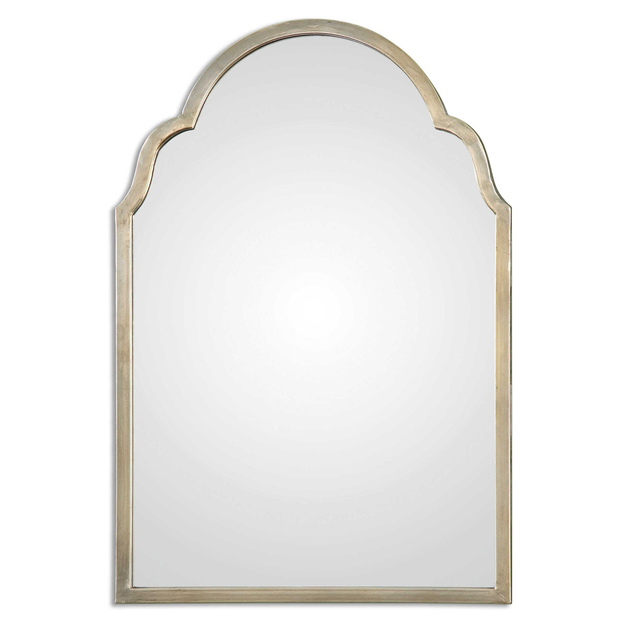 Brayden – Petite Arch Mirror – Silver