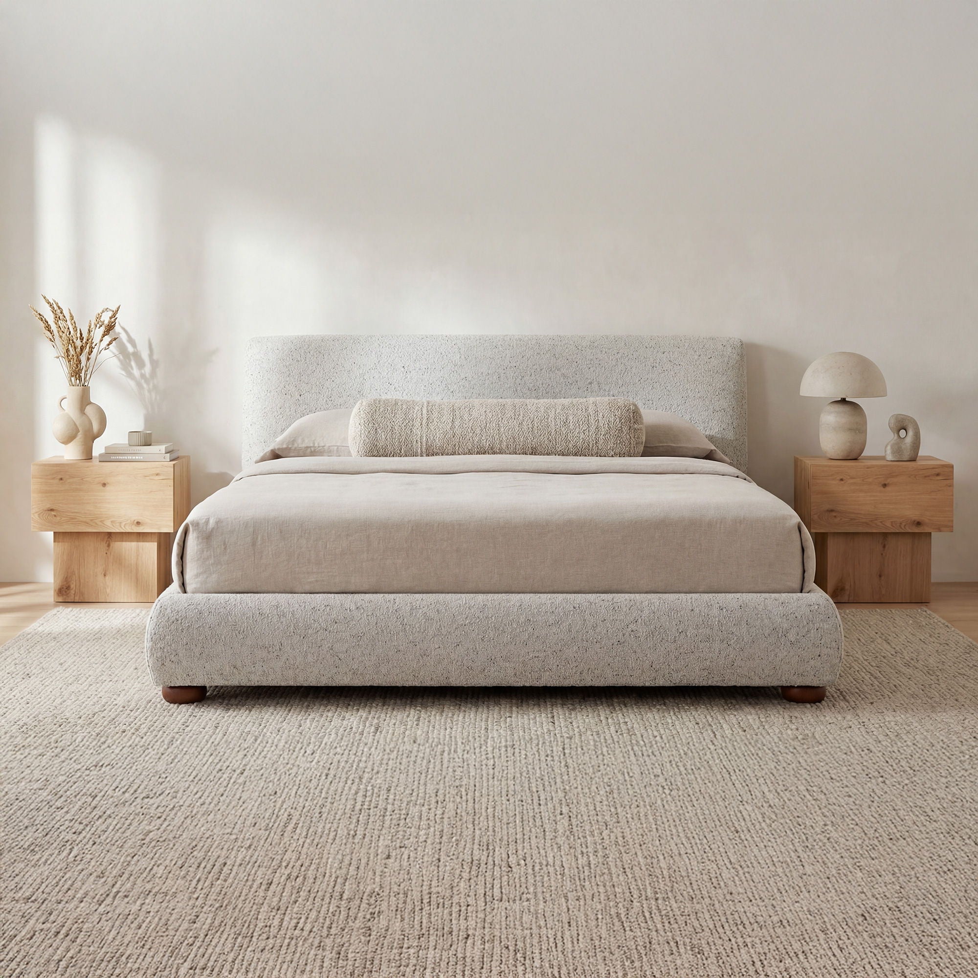 Beau - King Storage Bed - Speckled Light Gray - Image 3